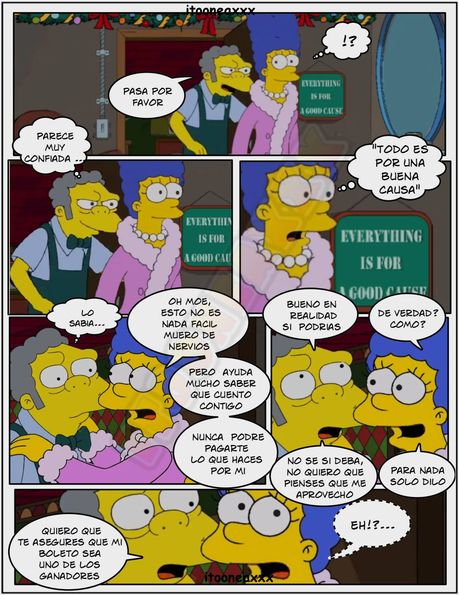 The Simpsons Porn Comics Series - 5.2 [Spanish] Sexy Christmas 2 - Page 3