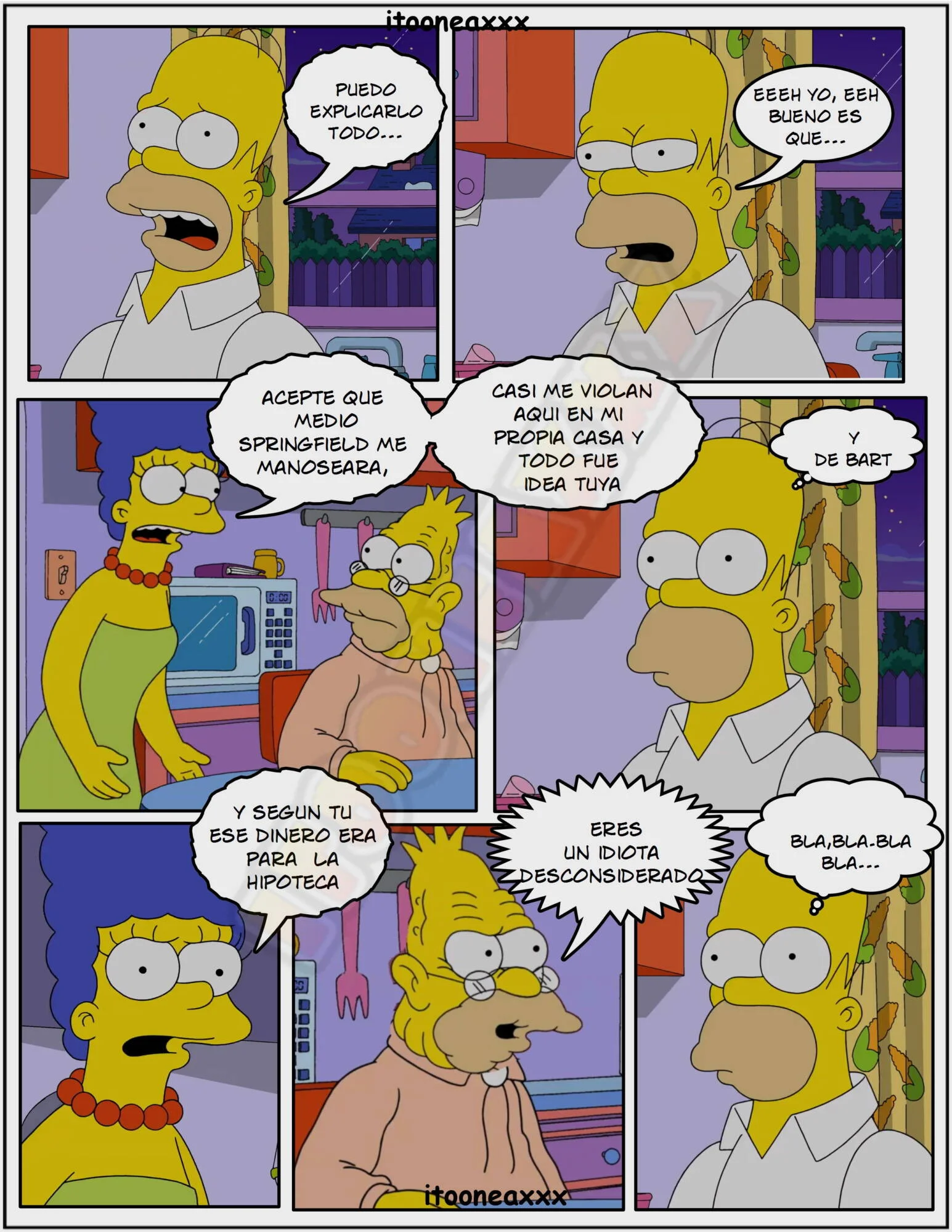 The Simpsons Porn Comics Series - 5.2 [Spanish] Sexy Christmas 2 - Page 5