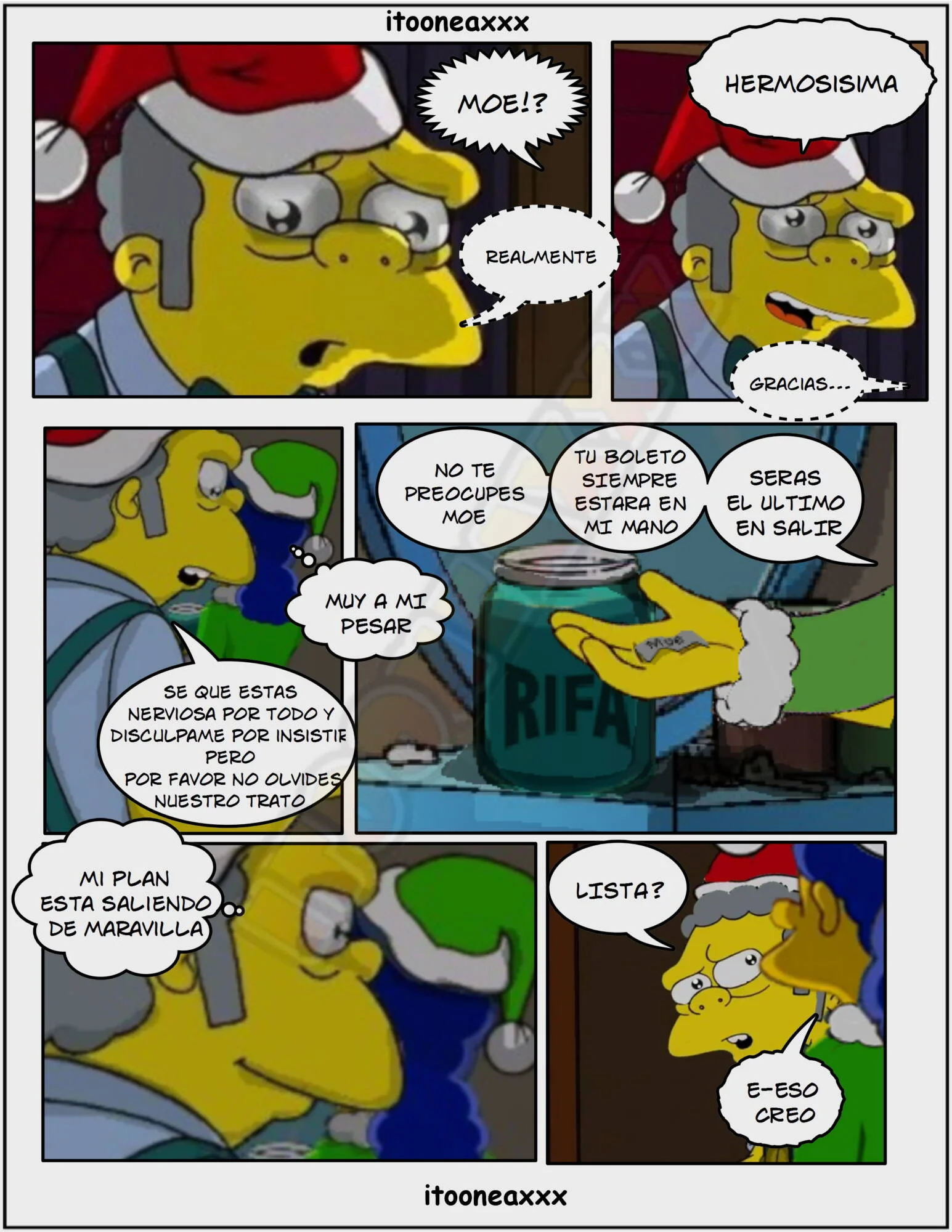 The Simpsons Porn Comics Series - 5.2 [Spanish] Sexy Christmas 2 - Page 8