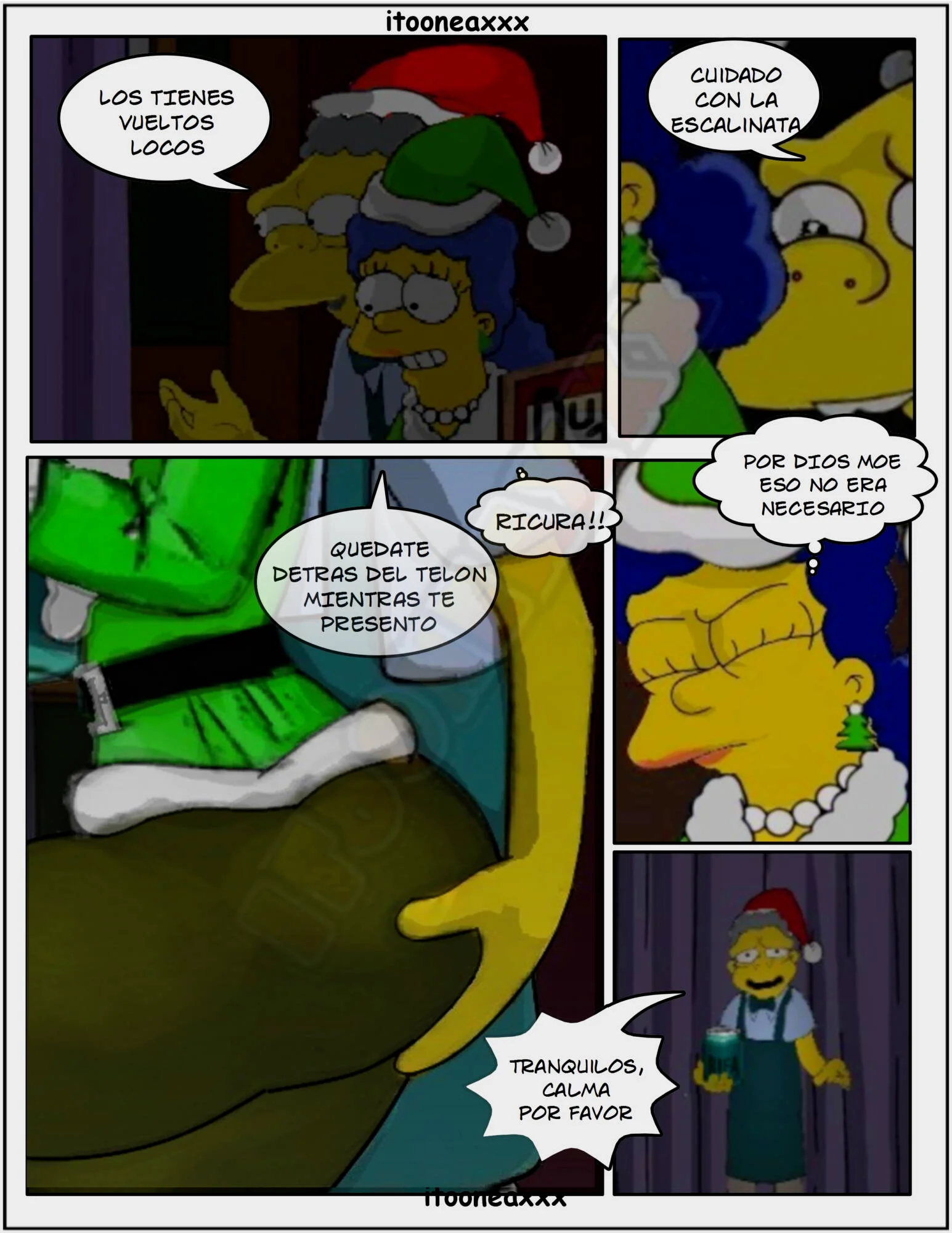 The Simpsons Porn Comics Series - 5.2 [Spanish] Sexy Christmas 2 - Page 10