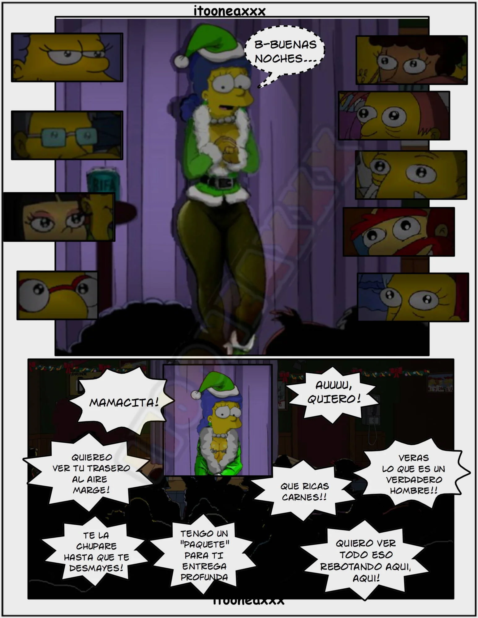 The Simpsons Porn Comics Series - 5.2 [Spanish] Sexy Christmas 2 - Page 12