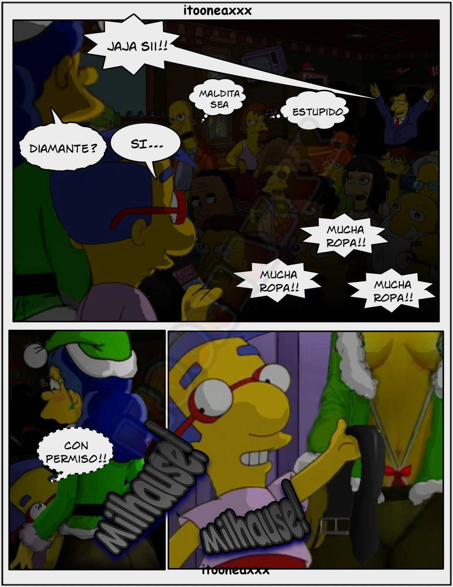 The Simpsons Porn Comics Series - 5.2 [Spanish] Sexy Christmas 2 - Page 19