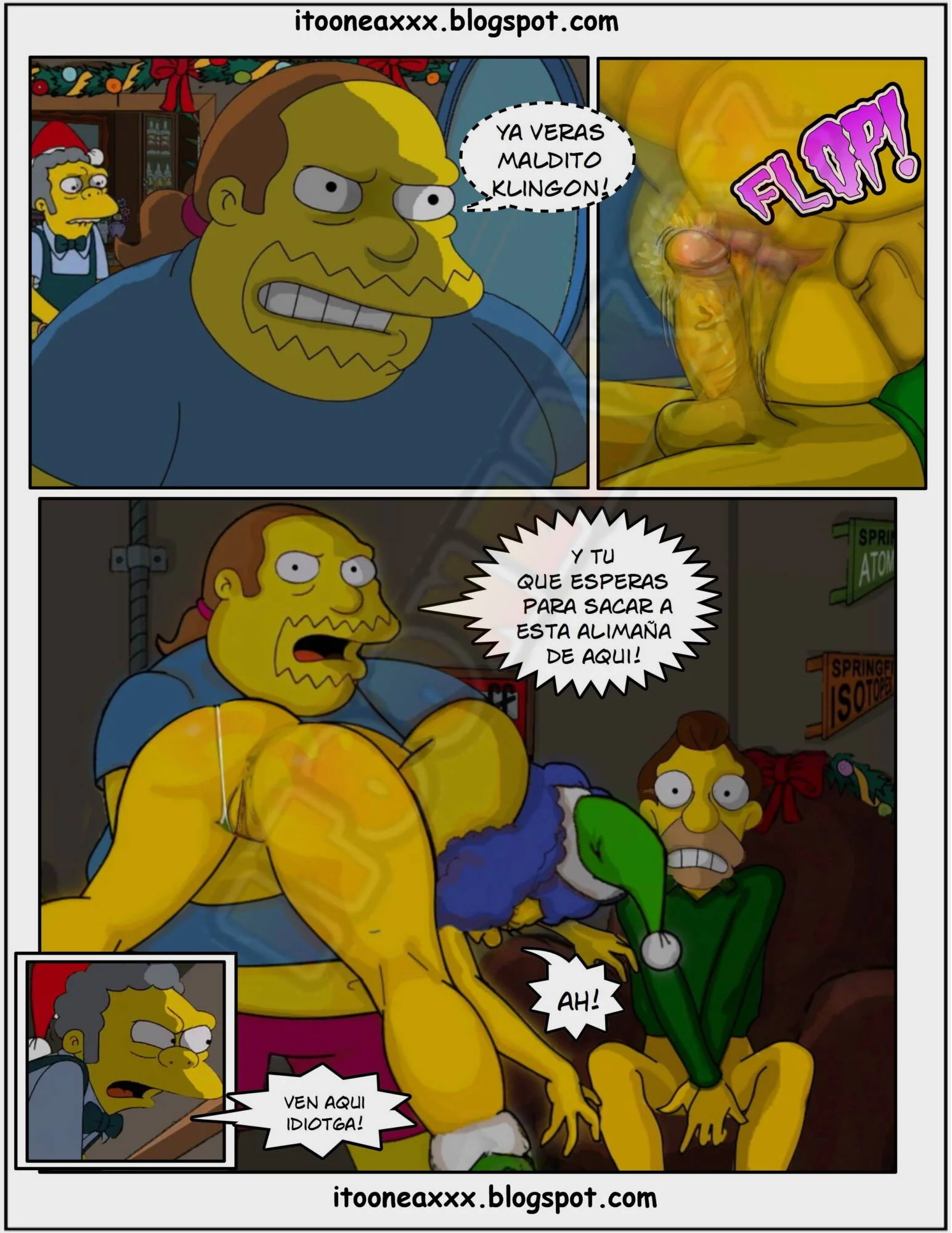 The Simpsons Porn Comics Series - 5.2 [Spanish] Sexy Christmas 2 - Page 36