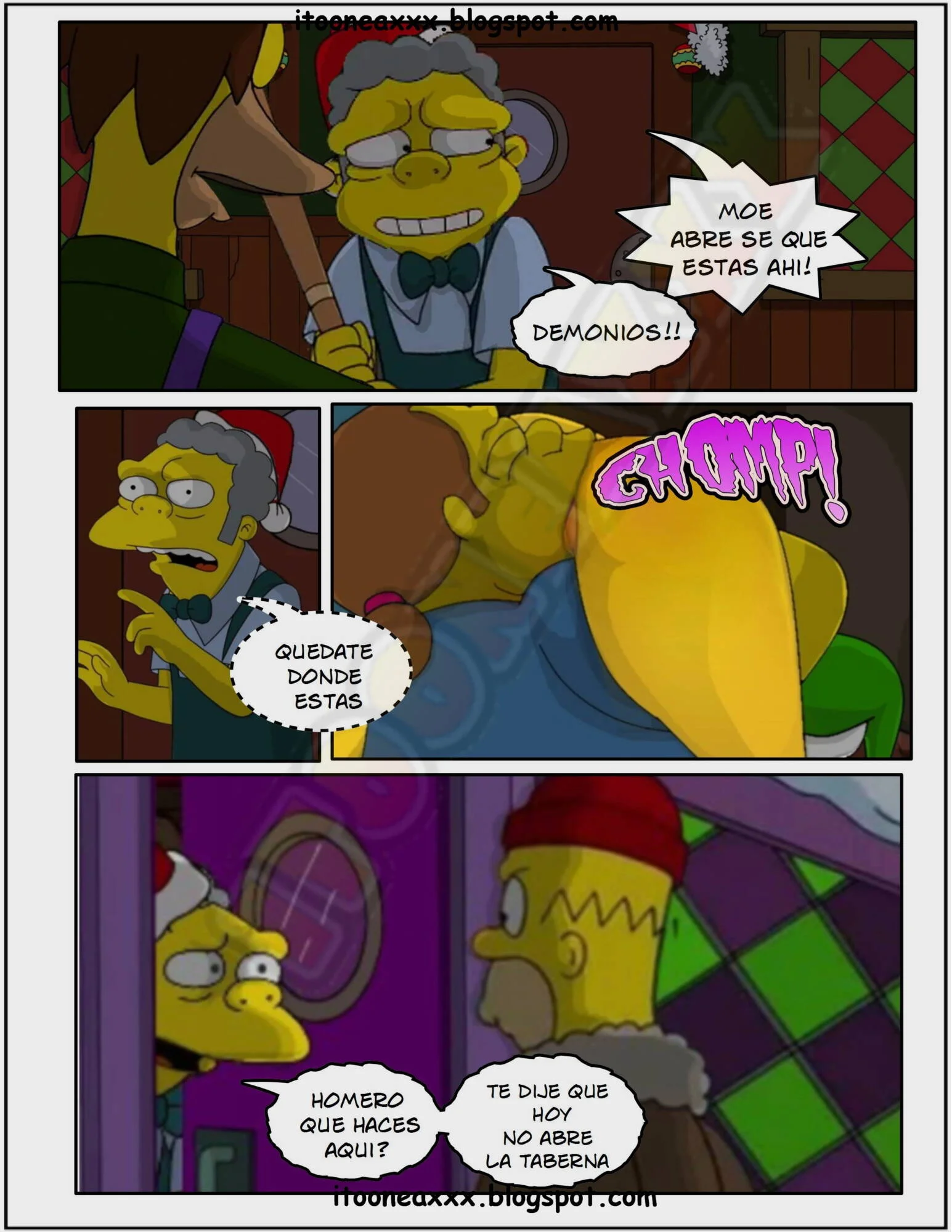The Simpsons Porn Comics Series - 5.2 [Spanish] Sexy Christmas 2 - Page 38