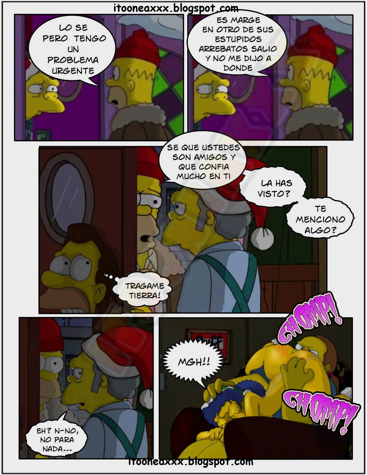 The Simpsons Porn Comics Series - 5.2 [Spanish] Sexy Christmas 2 - Page 39