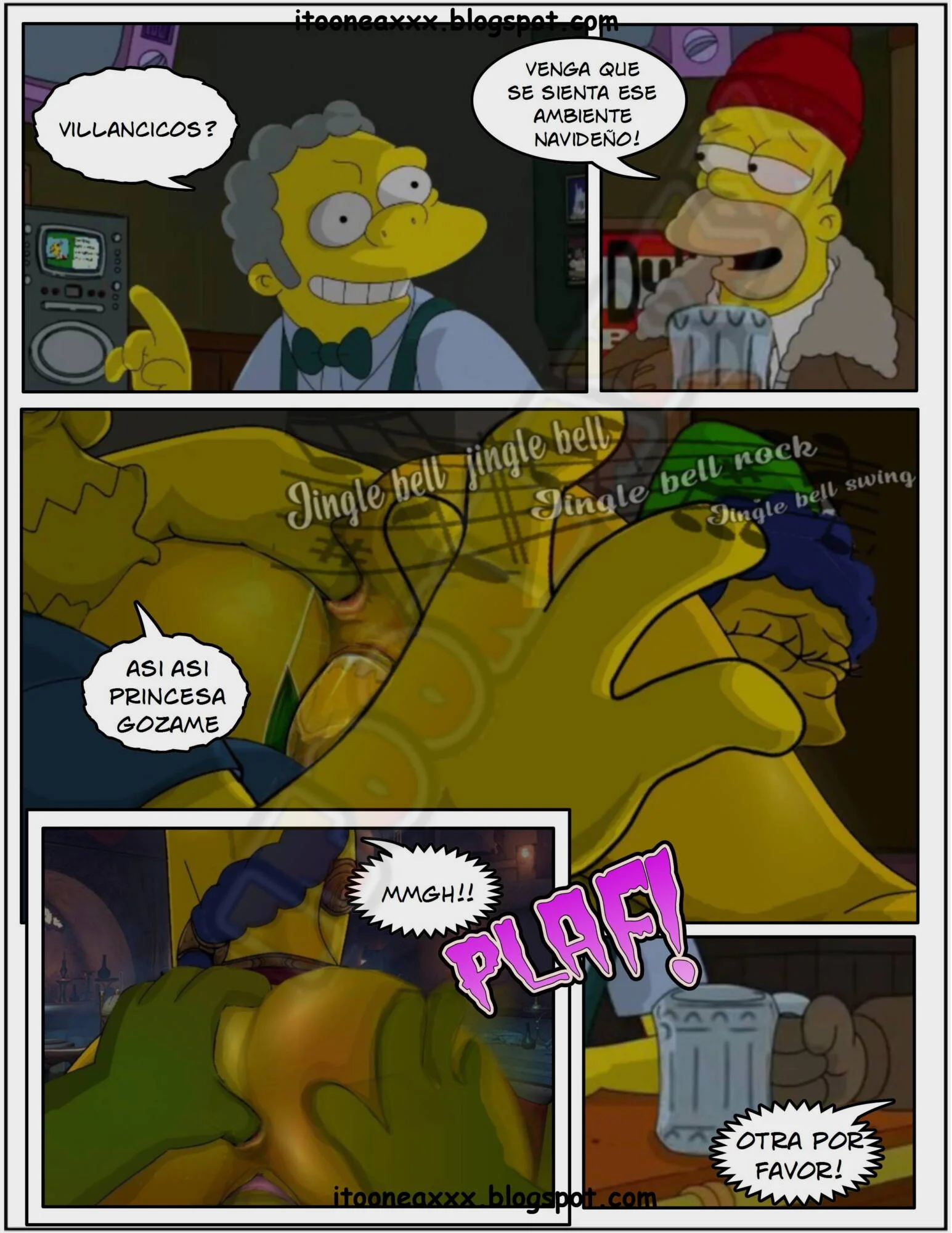 The Simpsons Porn Comics Series - 5.2 [Spanish] Sexy Christmas 2 - Page 46