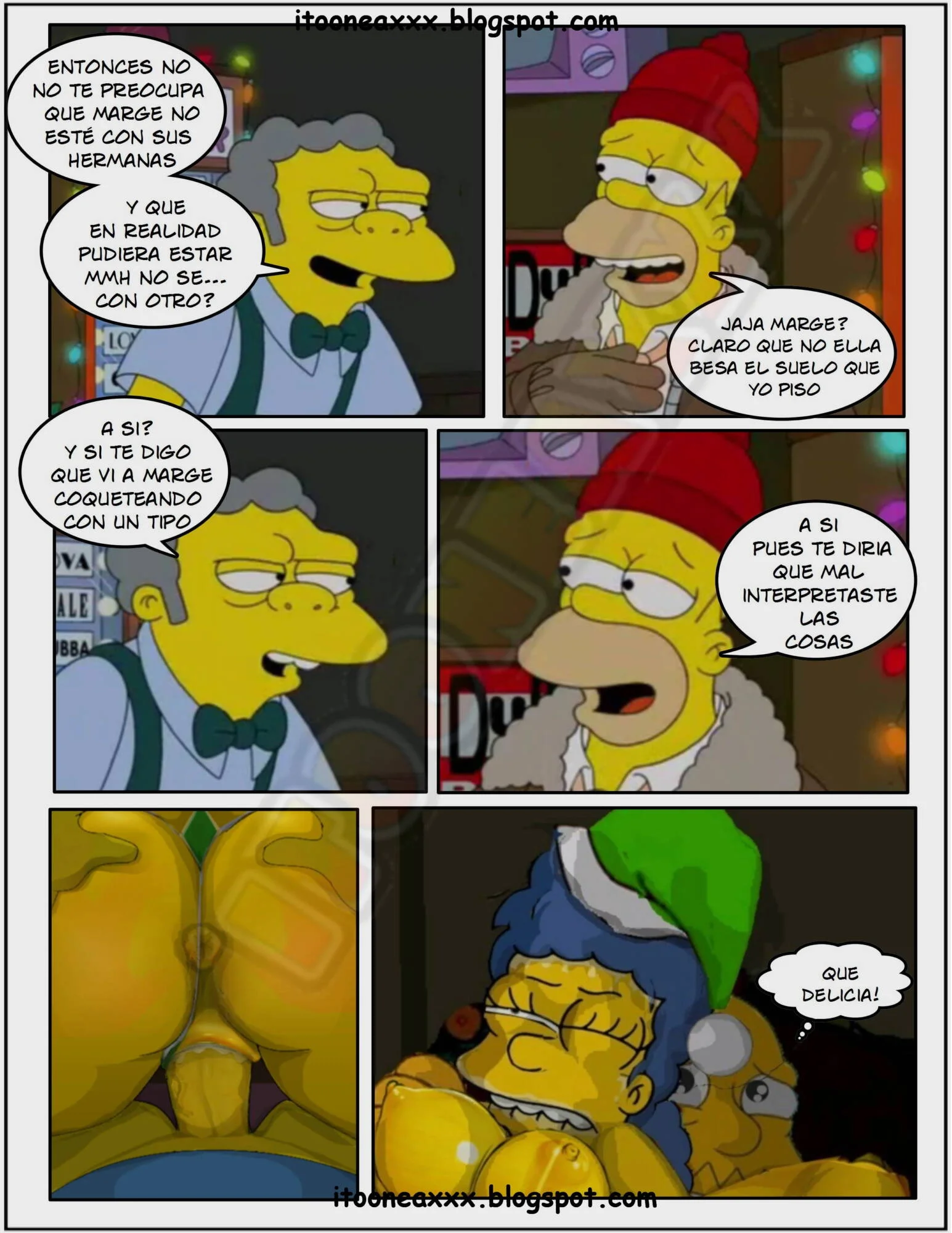 The Simpsons Porn Comics Series - 5.2 [Spanish] Sexy Christmas 2 - Page 48