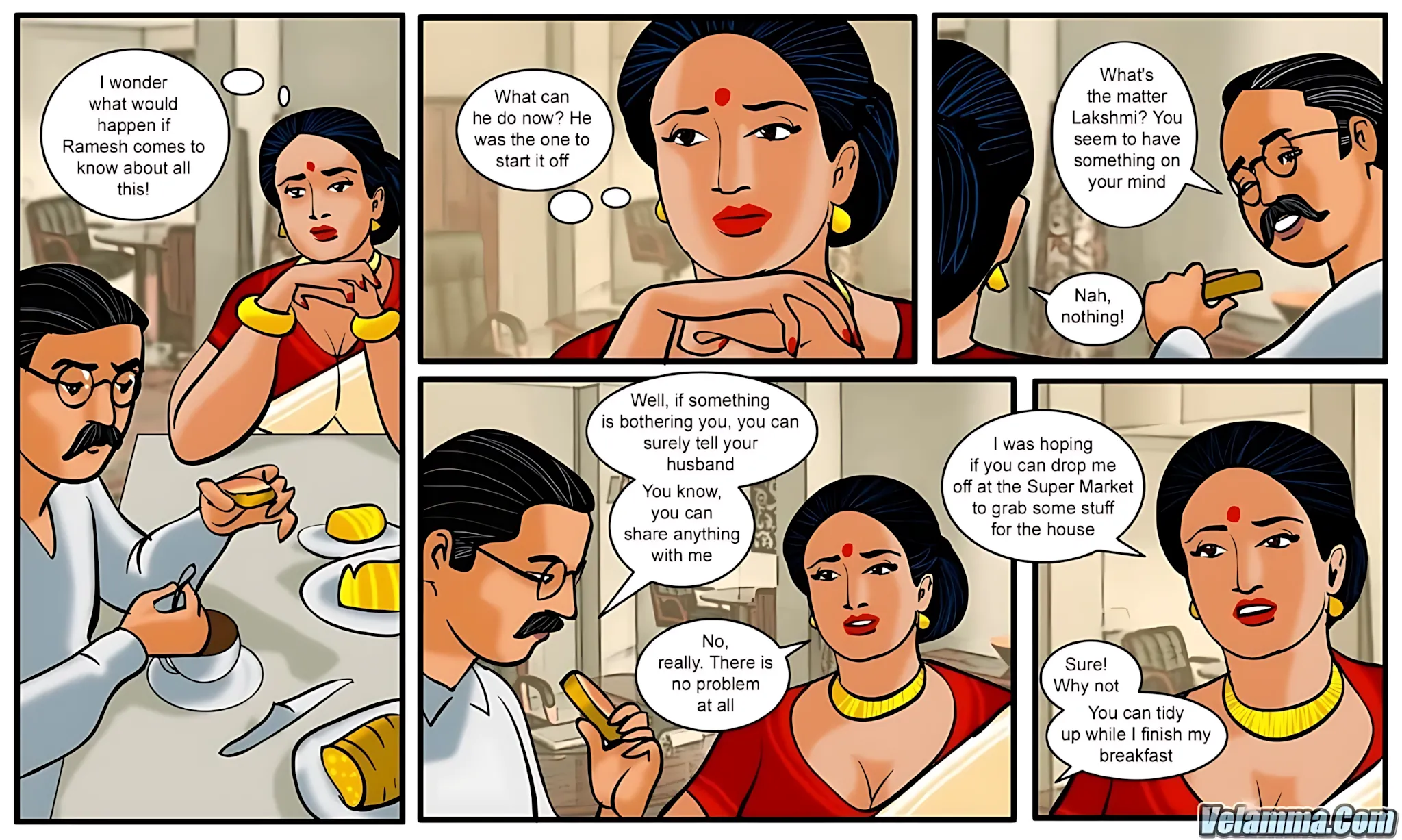Velamma All Episodes Comics - 12 . Velamma - Episode 12 - The New Beginning - Page 4