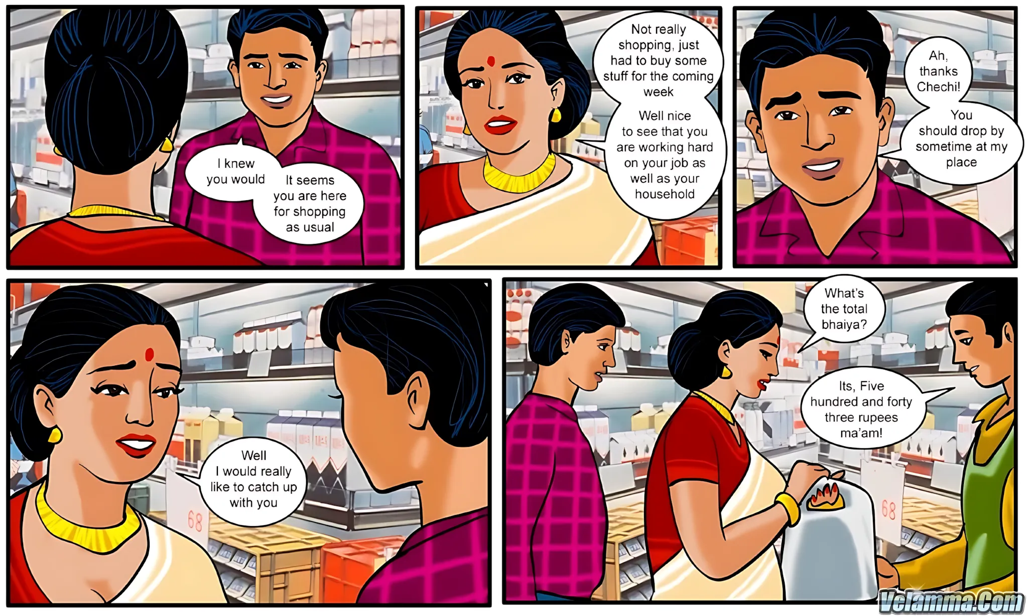 Velamma All Episodes Comics - 12 . Velamma - Episode 12 - The New Beginning - Page 6