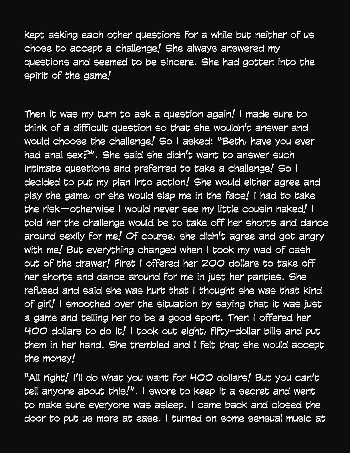 Animated Tales [WC | TF] - I PAID MY COUSIN TO TAKE OFF HER CLOTHES - Page 5