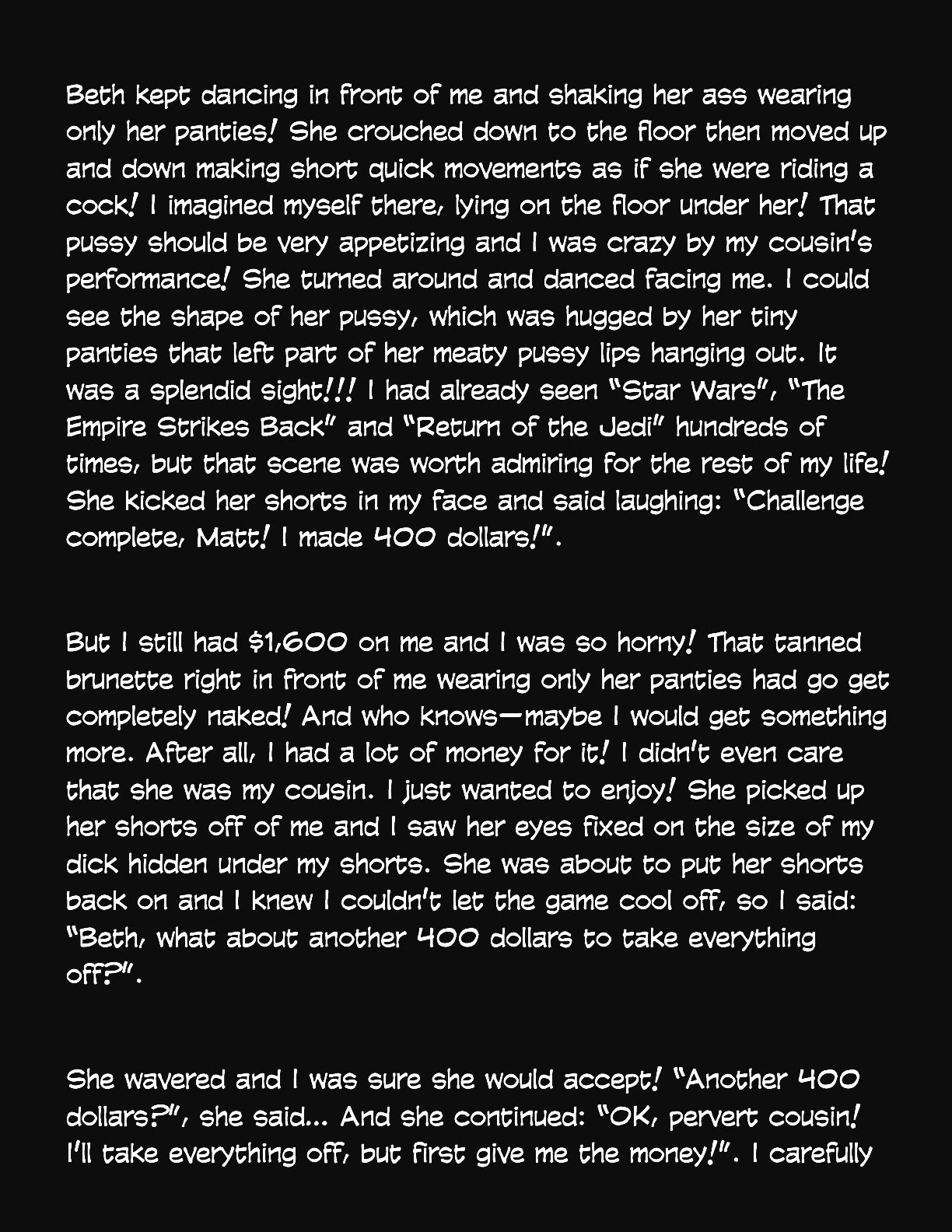 Animated Tales [WC | TF] - I PAID MY COUSIN TO TAKE OFF HER CLOTHES - Page 7