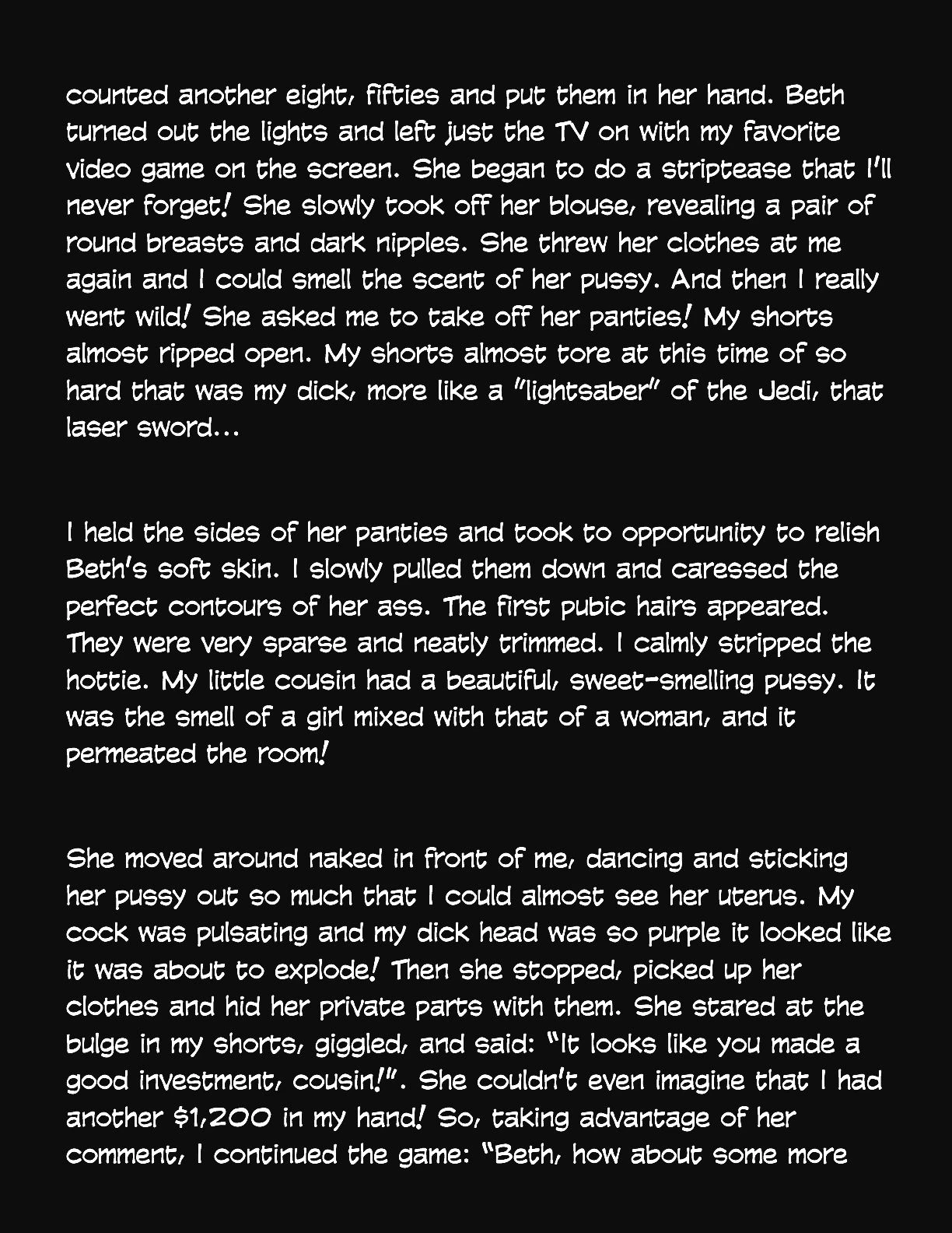 Animated Tales [WC | TF] - I PAID MY COUSIN TO TAKE OFF HER CLOTHES - Page 8