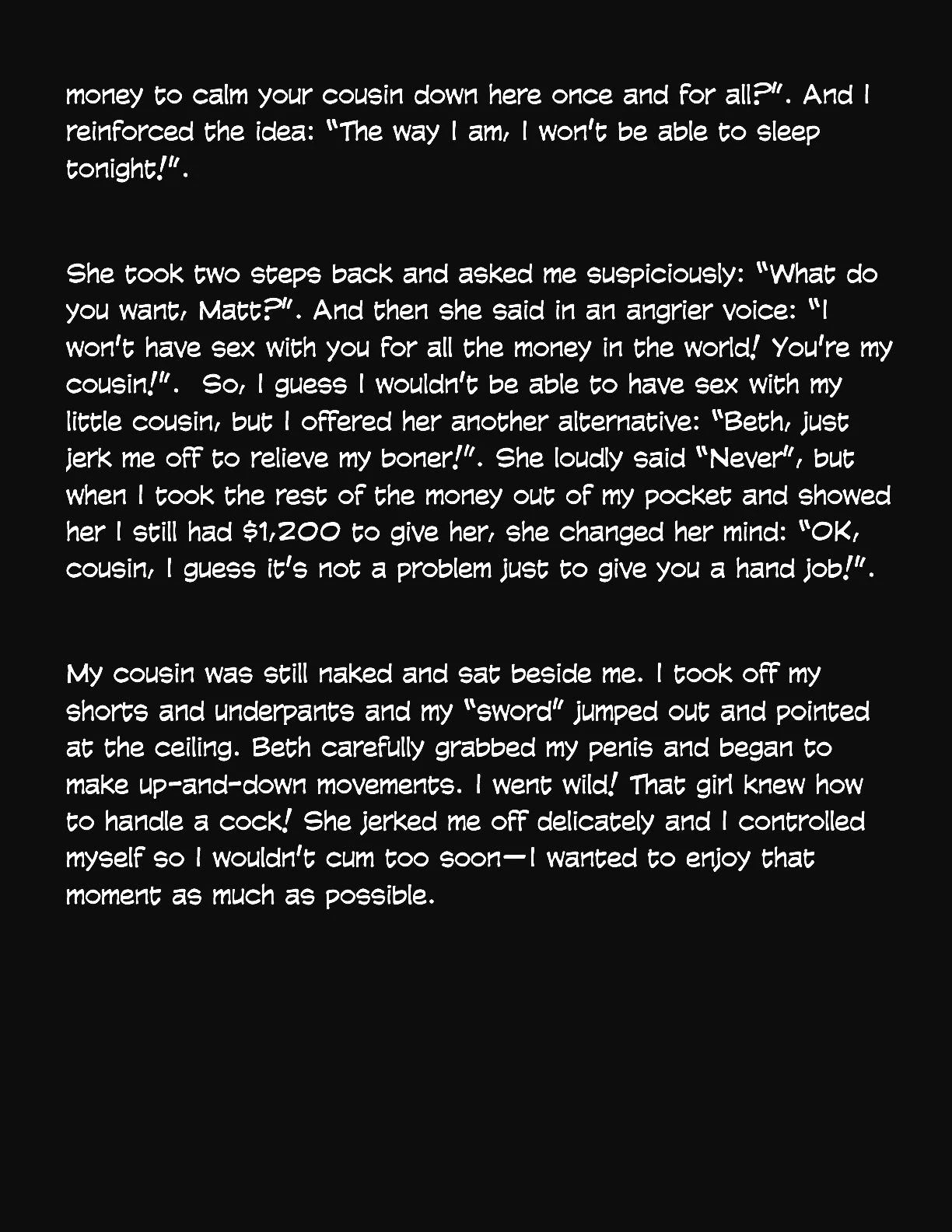 Animated Tales [WC | TF] - I PAID MY COUSIN TO TAKE OFF HER CLOTHES - Page 9