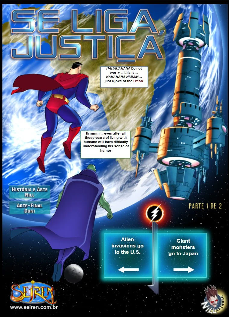 League It Up, Justice (Justice League) [Seiren] - 1.1 . League It Up, Justice - Chapter 1 - Part 1 (Justice League) [Seiren] - Page 4