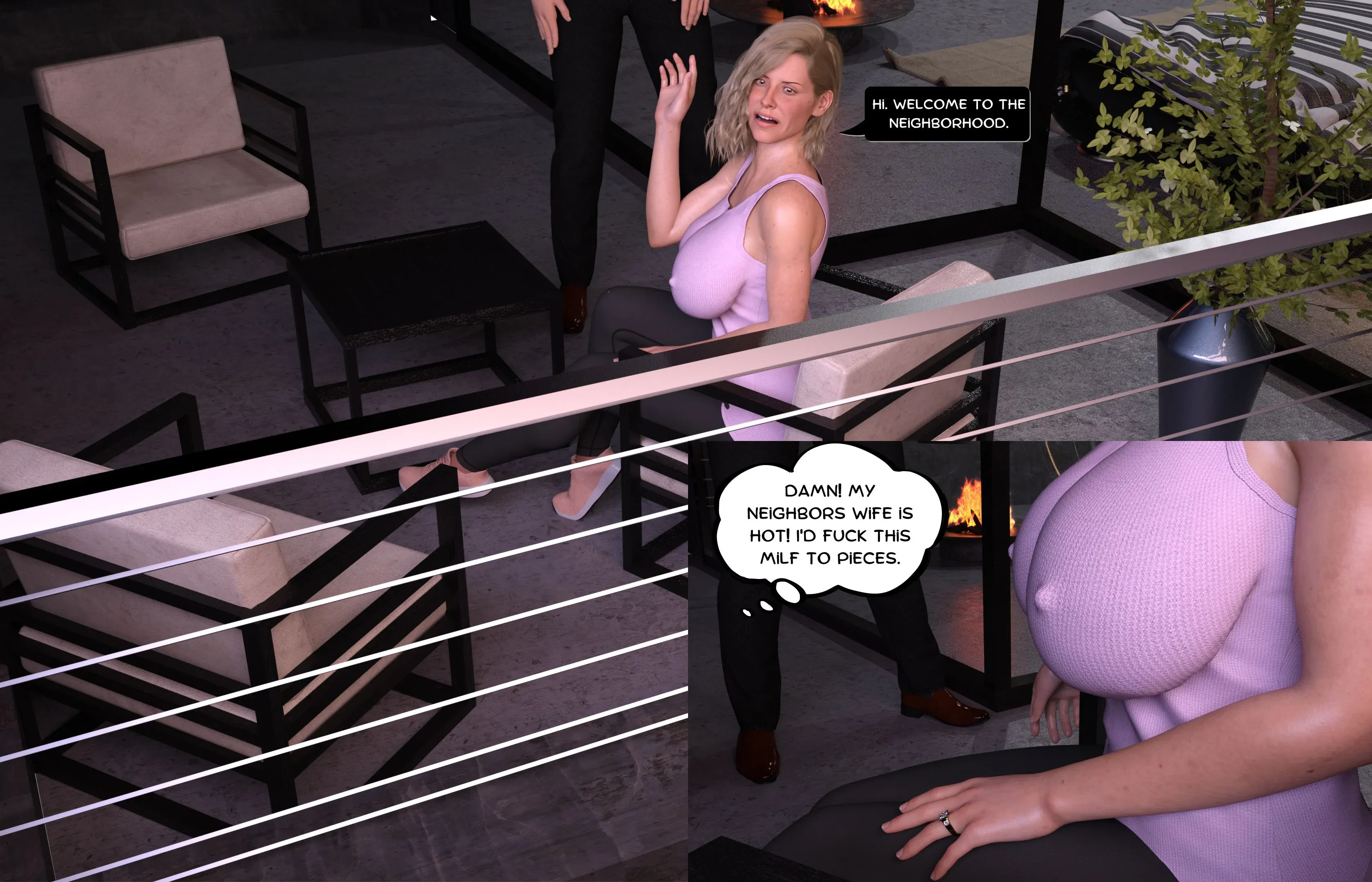 Naughty Neighbor [Mature3DComics] - 1-4 . Naughty Neighbor - Chapter 1-4 - Page 6