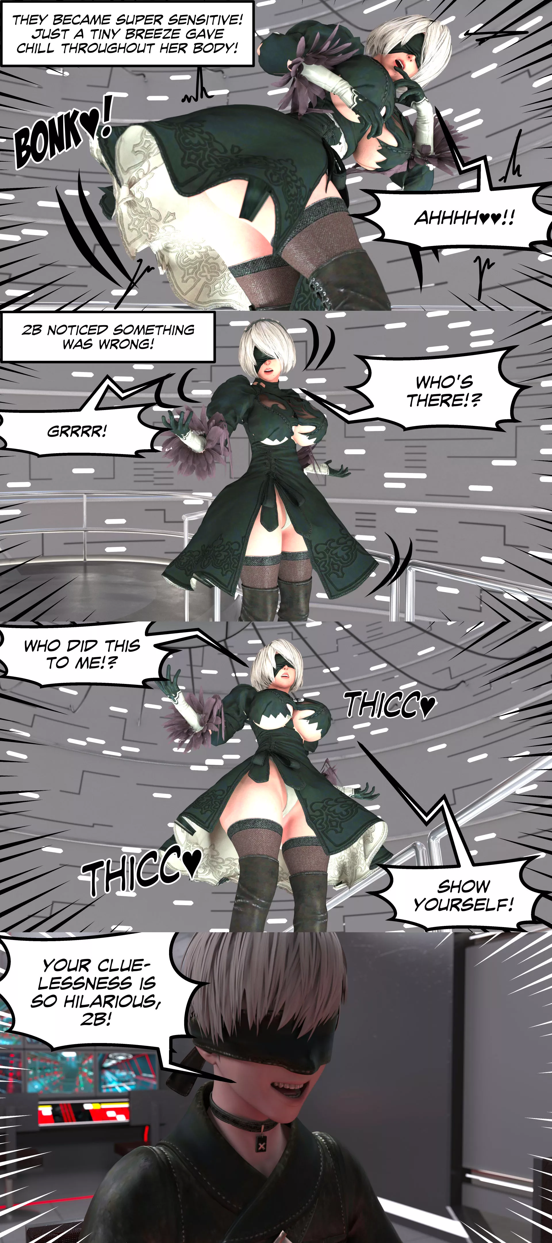 NieR Automata Giantess – 2B Size Hack [ThuwaGTS] - NieR Automata Giantess - 2B Size Hack - Page 6