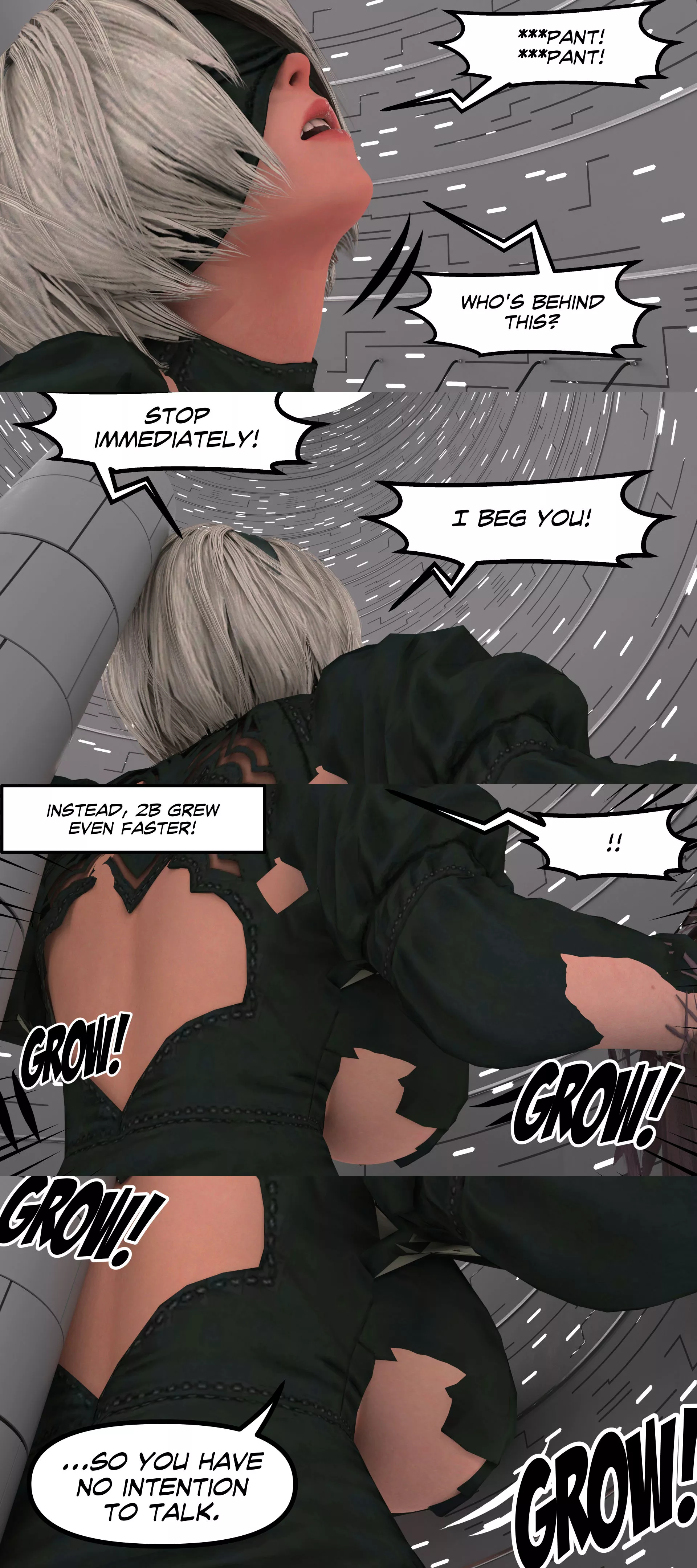 NieR Automata Giantess – 2B Size Hack [ThuwaGTS] - NieR Automata Giantess - 2B Size Hack - Page 11