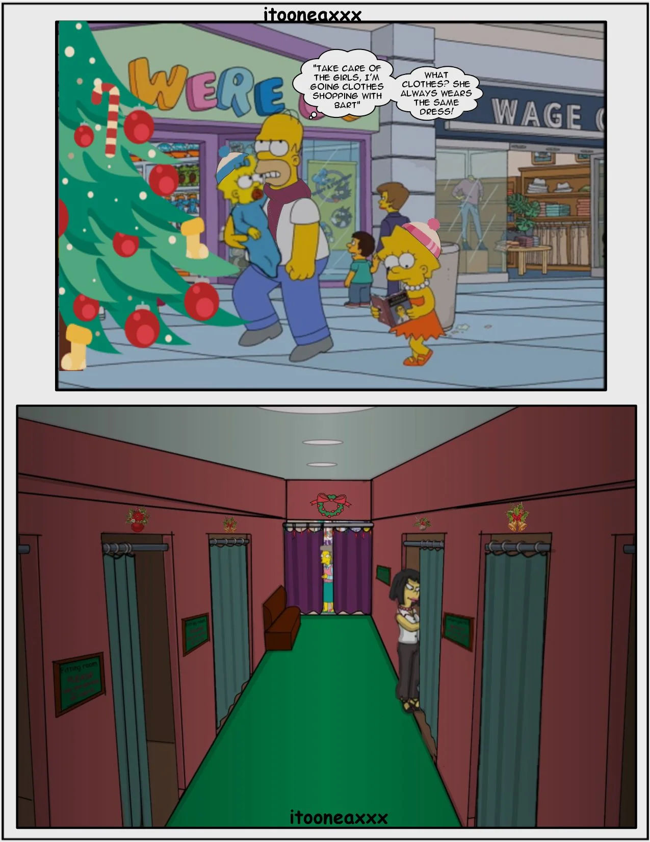 The Simpsons Porn Comics Series - 12 . Super Market - Page 2