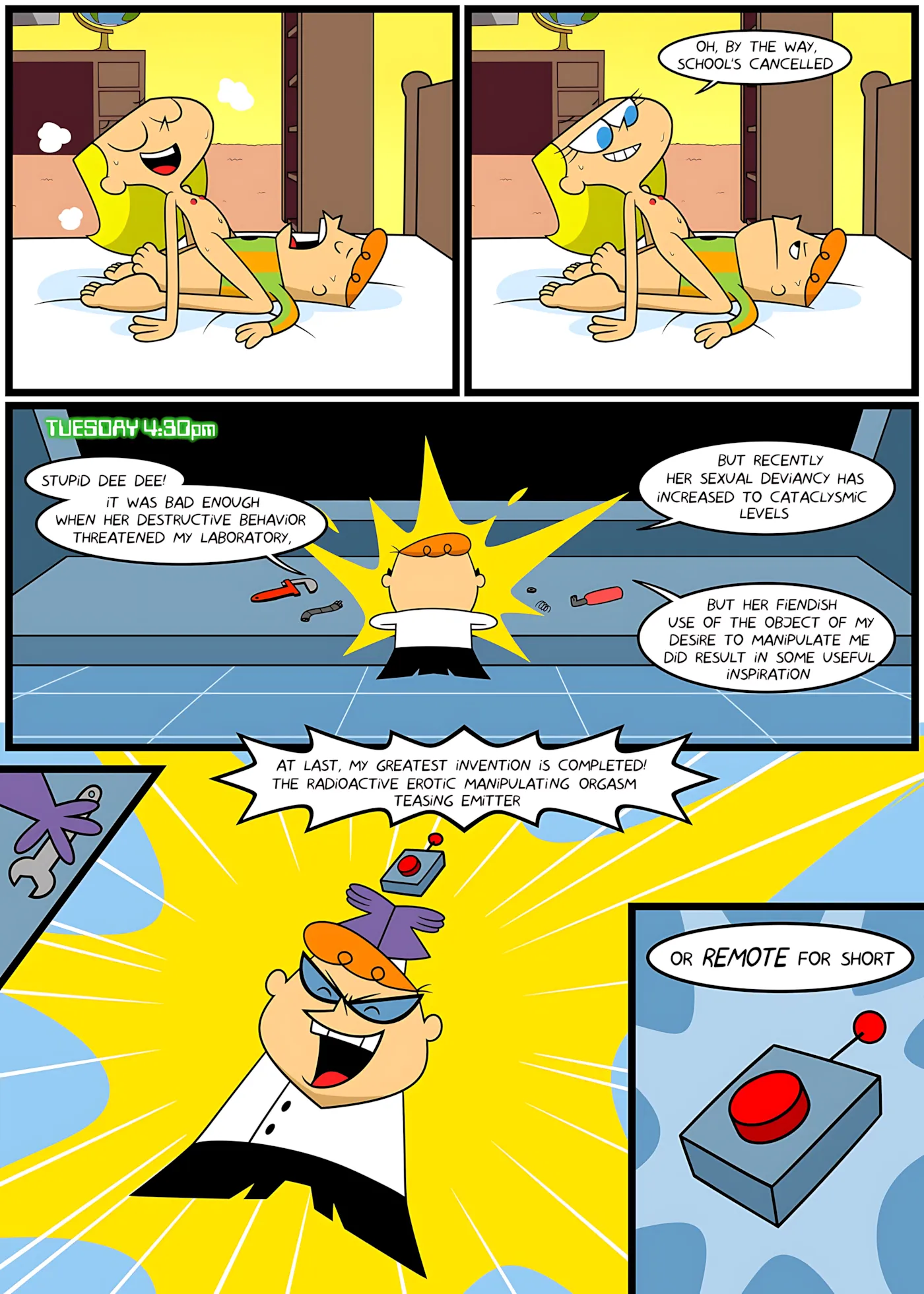 Dexter’s Dee Dee and Mom - 3. The Remote - Page 8