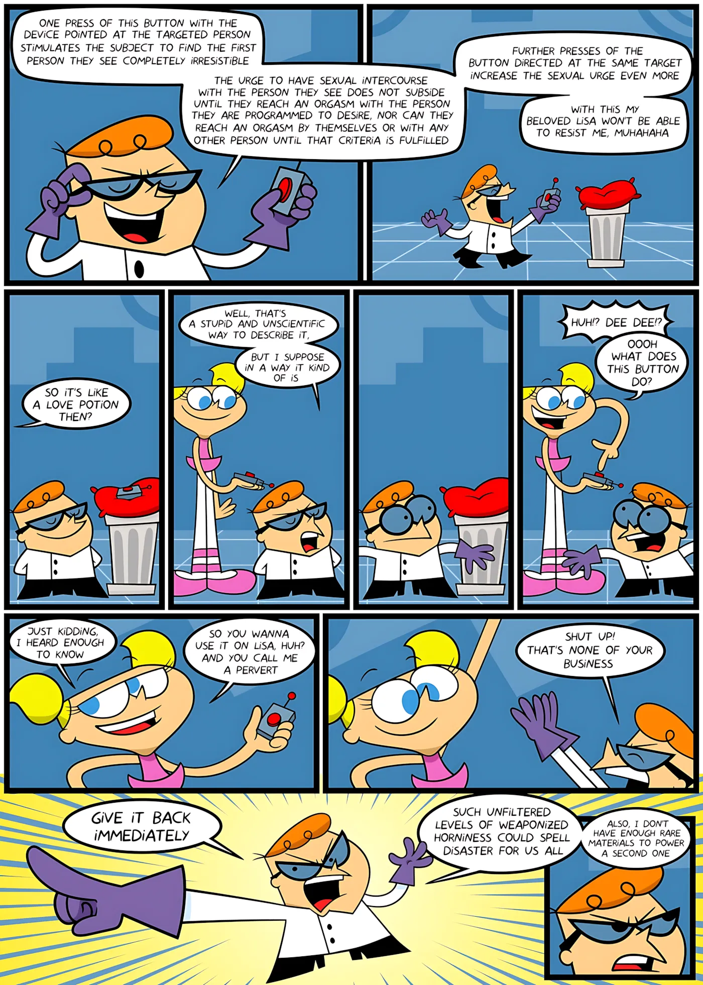 Dexter’s Dee Dee and Mom - 3. The Remote - Page 9