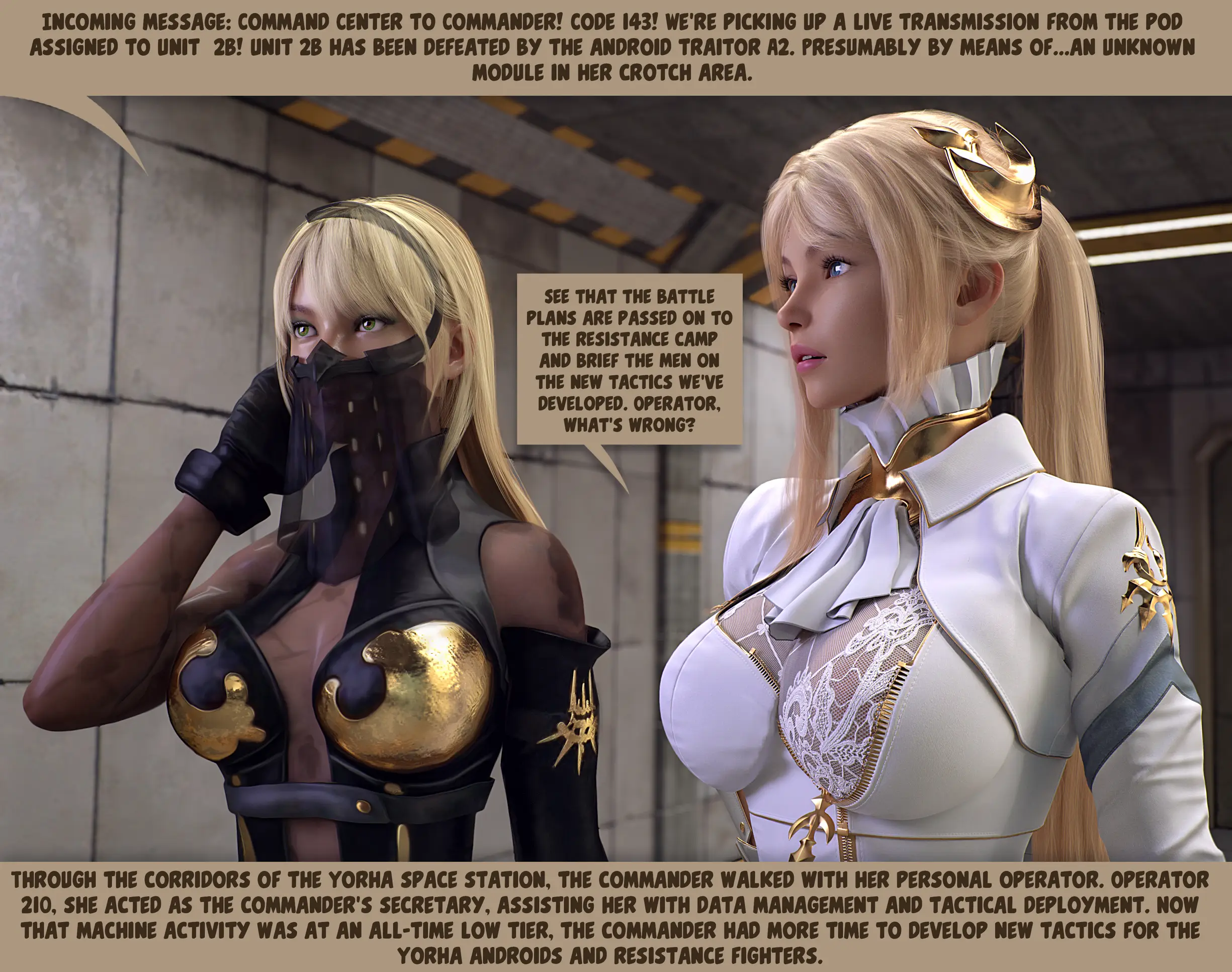 Yorha’s Secret Module [Nier Automata] - 1 . Yorha's Secret Module - Chapter 1 [Shockabuki] - Page 37