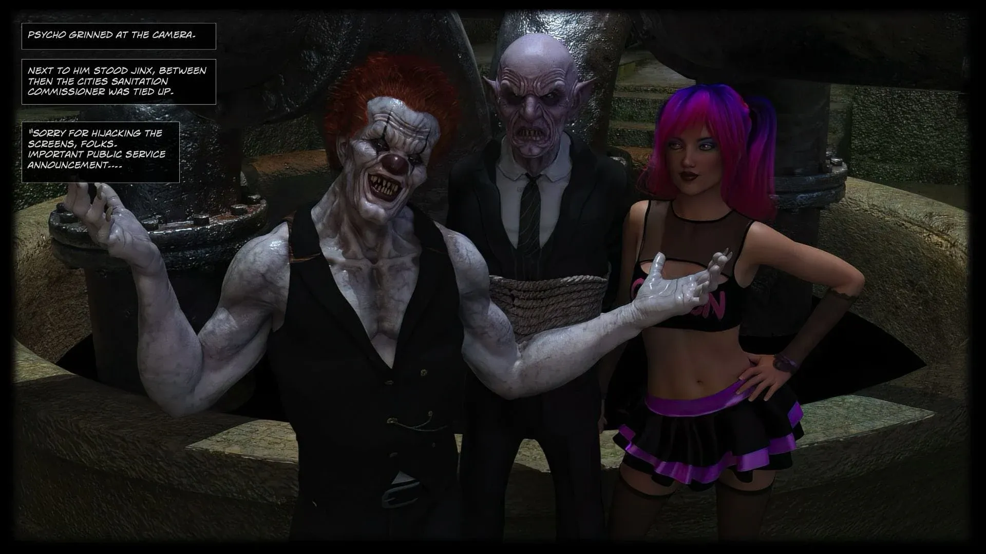 Cops VS Clowns [Sexy3DComics] - 1 . Cops VS Clowns - Chapter 1 - Page 10
