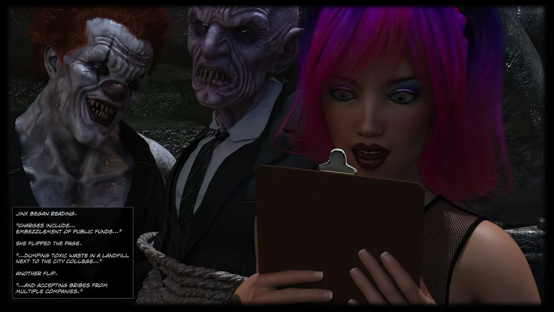 Cops VS Clowns [Sexy3DComics] - 1 . Cops VS Clowns - Chapter 1 - Page 14