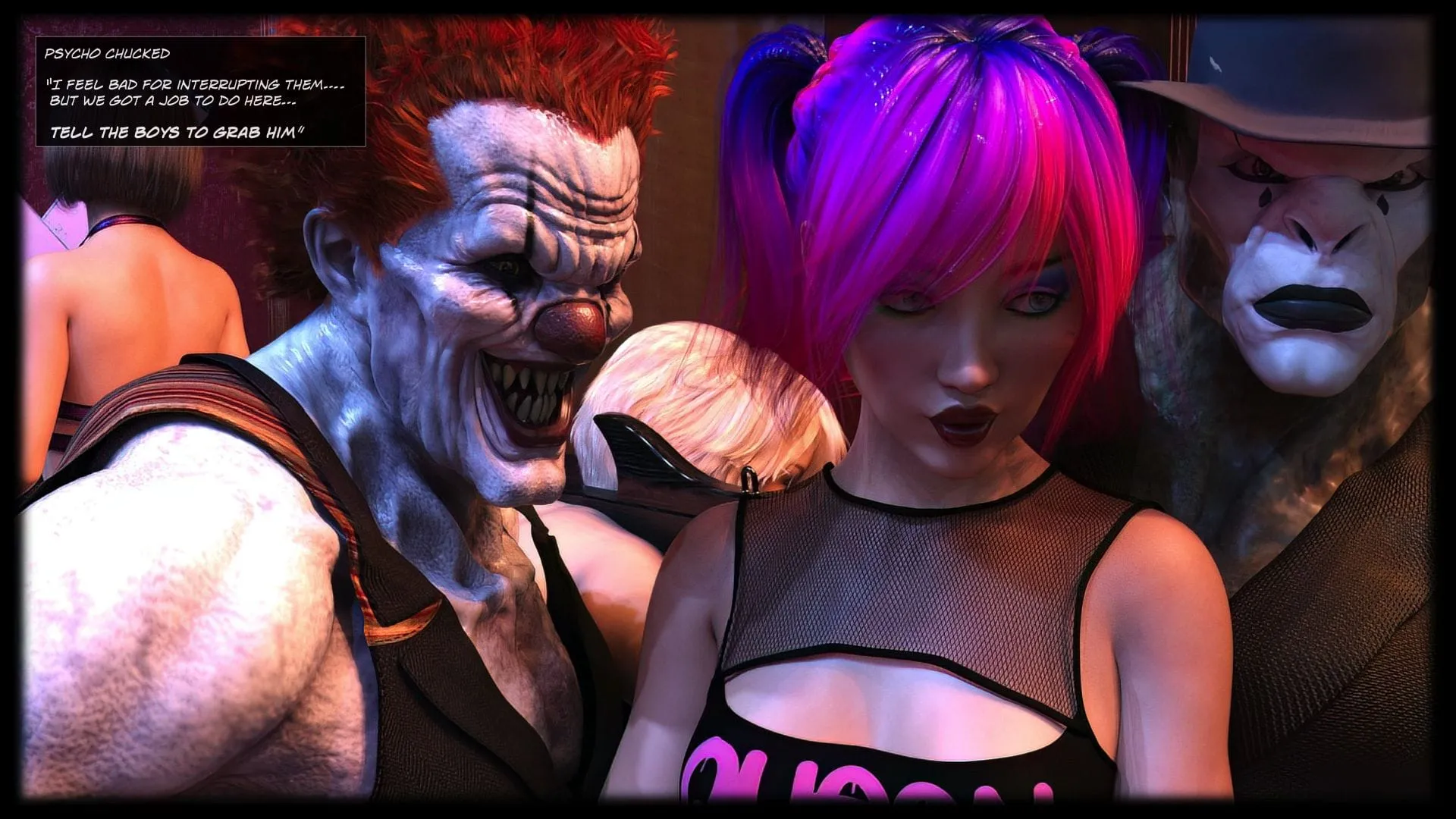 Cops VS Clowns [Sexy3DComics] - 1 . Cops VS Clowns - Chapter 1 - Page 127