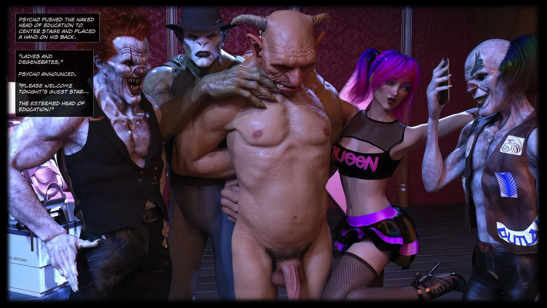 Cops VS Clowns [Sexy3DComics] - 1 . Cops VS Clowns - Chapter 1 - Page 132