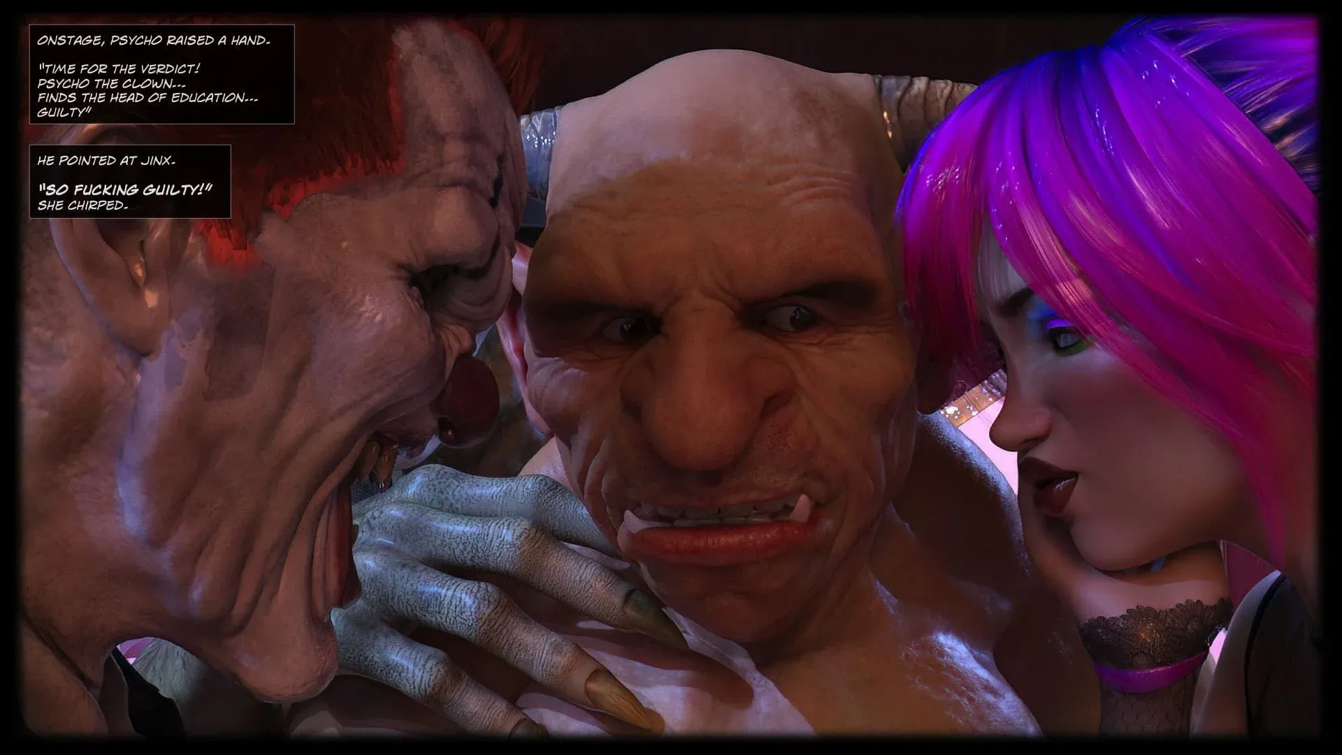 Cops VS Clowns [Sexy3DComics] - 1 . Cops VS Clowns - Chapter 1 - Page 137