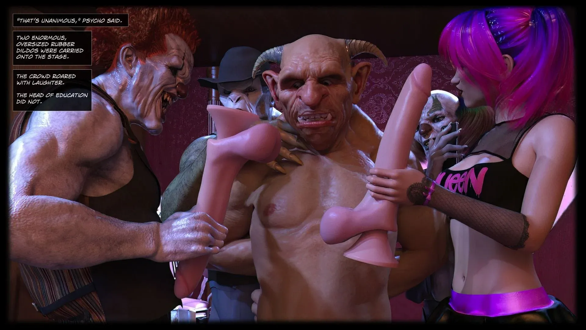 Cops VS Clowns [Sexy3DComics] - 1 . Cops VS Clowns - Chapter 1 - Page 138