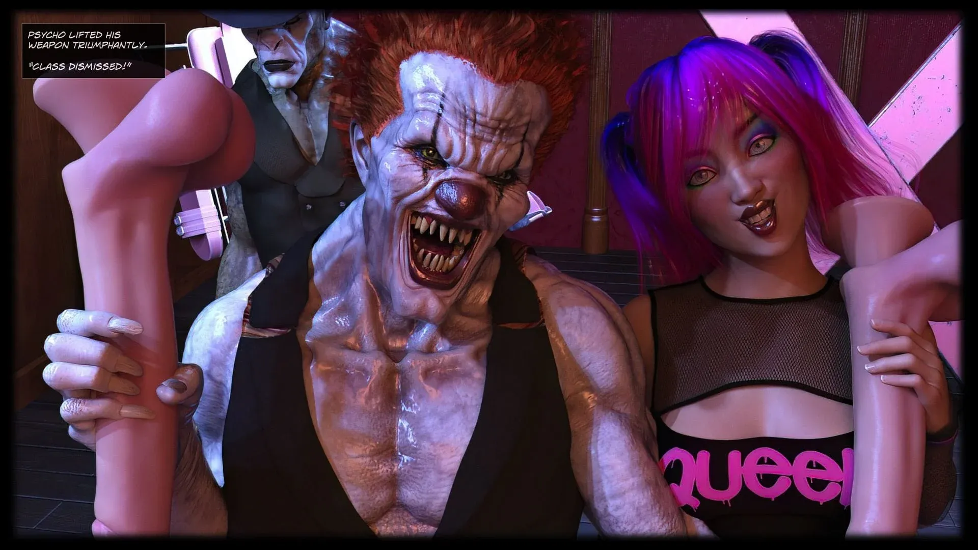 Cops VS Clowns [Sexy3DComics] - 1 . Cops VS Clowns - Chapter 1 - Page 140