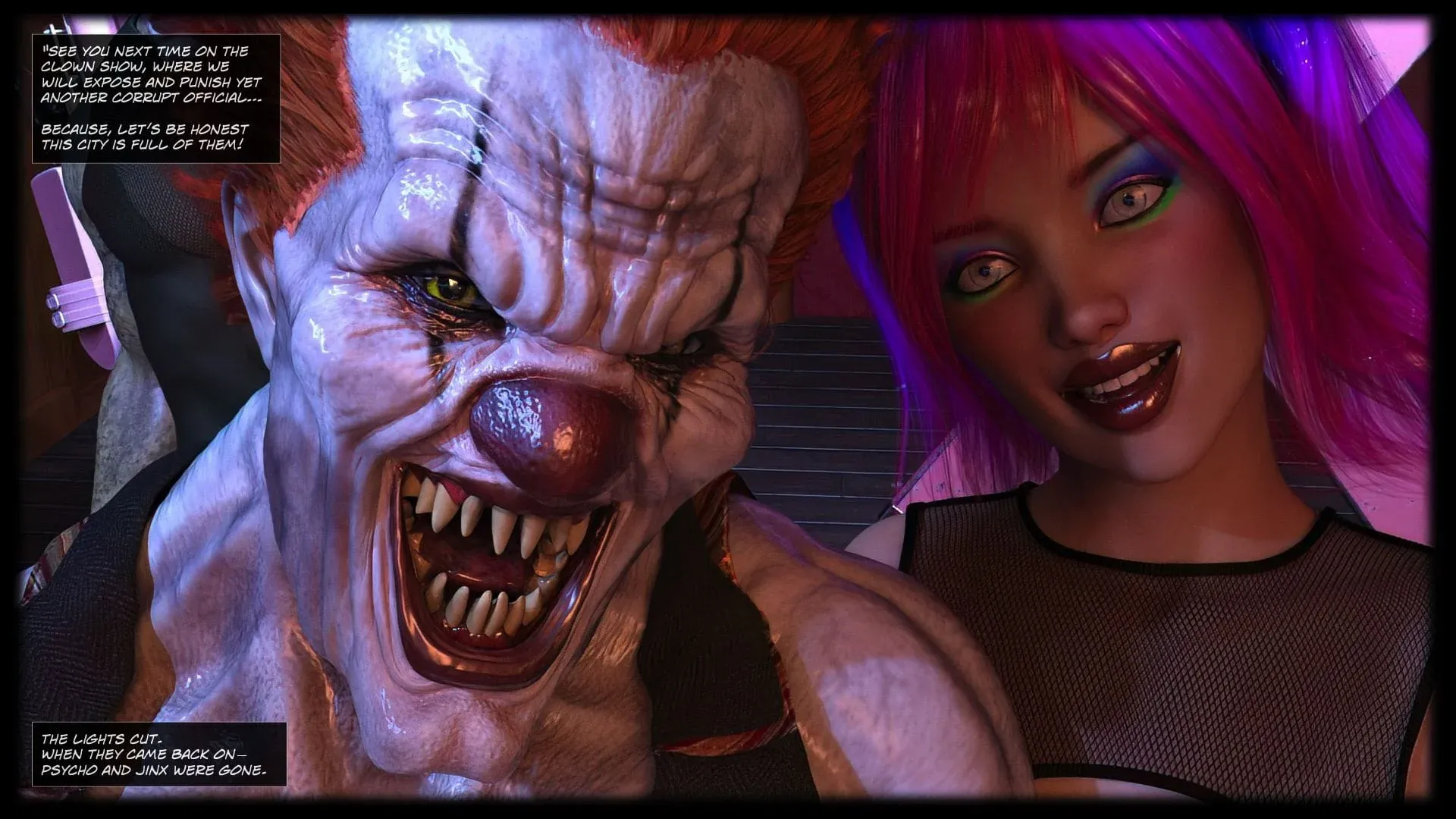 Cops VS Clowns [Sexy3DComics] - 1 . Cops VS Clowns - Chapter 1 - Page 141