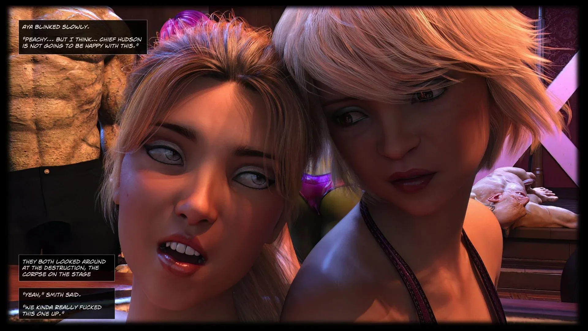 Cops VS Clowns [Sexy3DComics] - 1 . Cops VS Clowns - Chapter 1 - Page 144