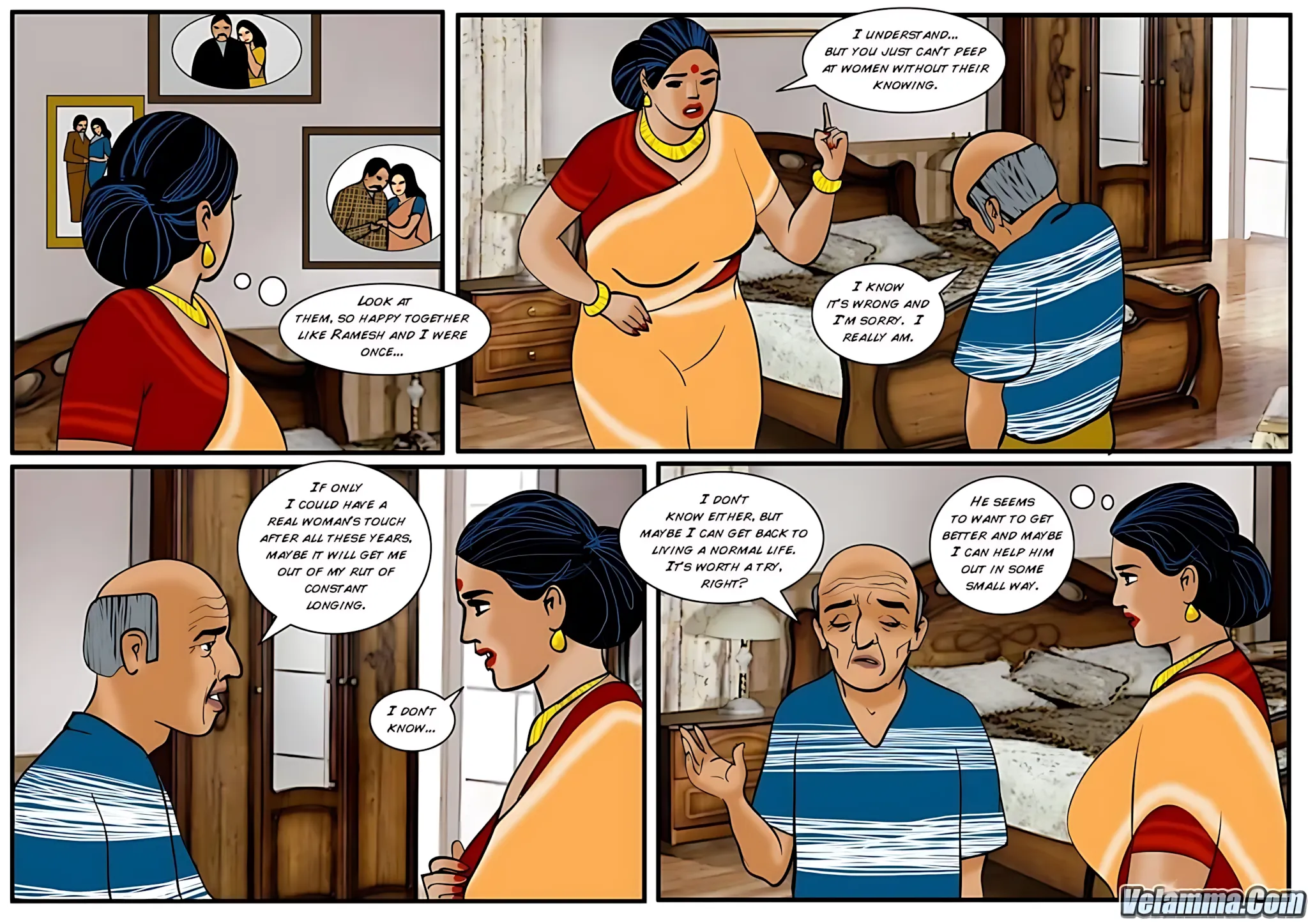 Velamma All Episodes Comics - 21 . Velamma - Episode 21 - Peeping Uncle Tom - Page 15
