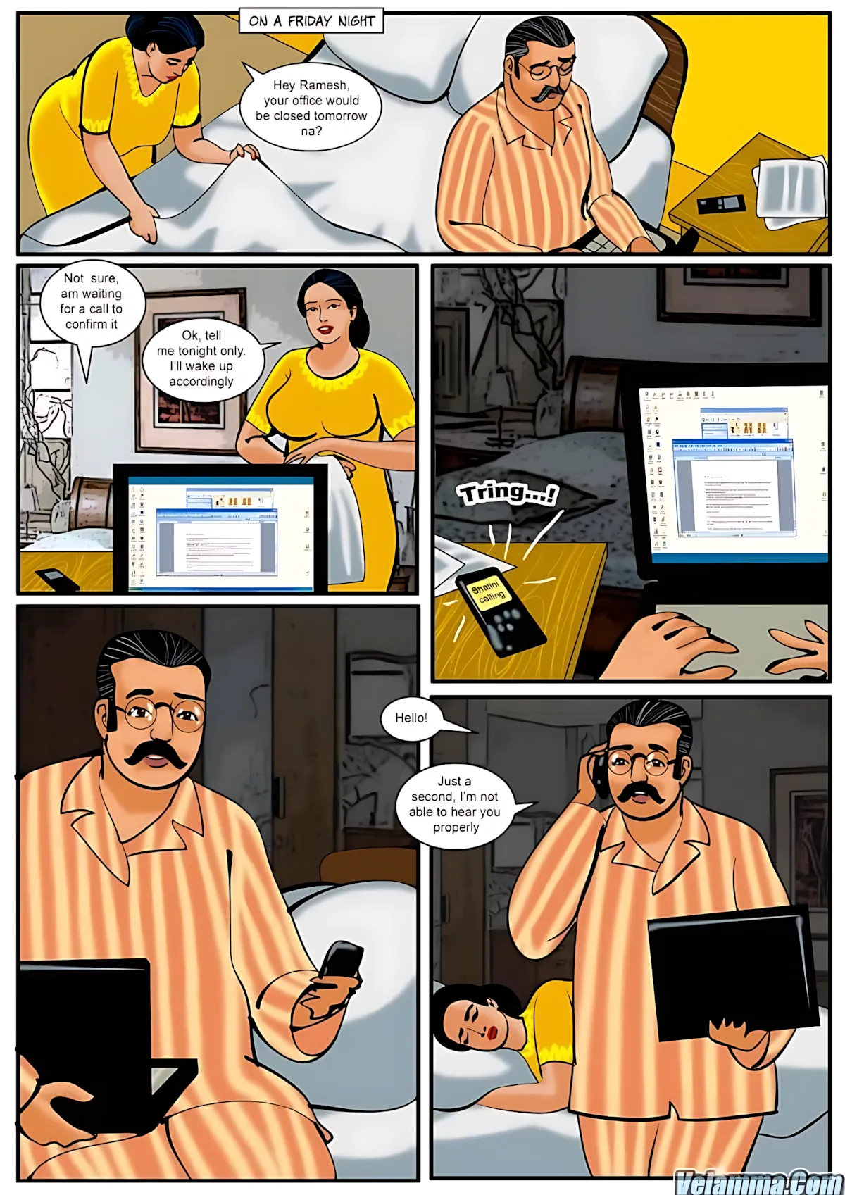 Velamma All Episodes Comics - 11 . Velamma - Episode 11 - The Affair - Page 2