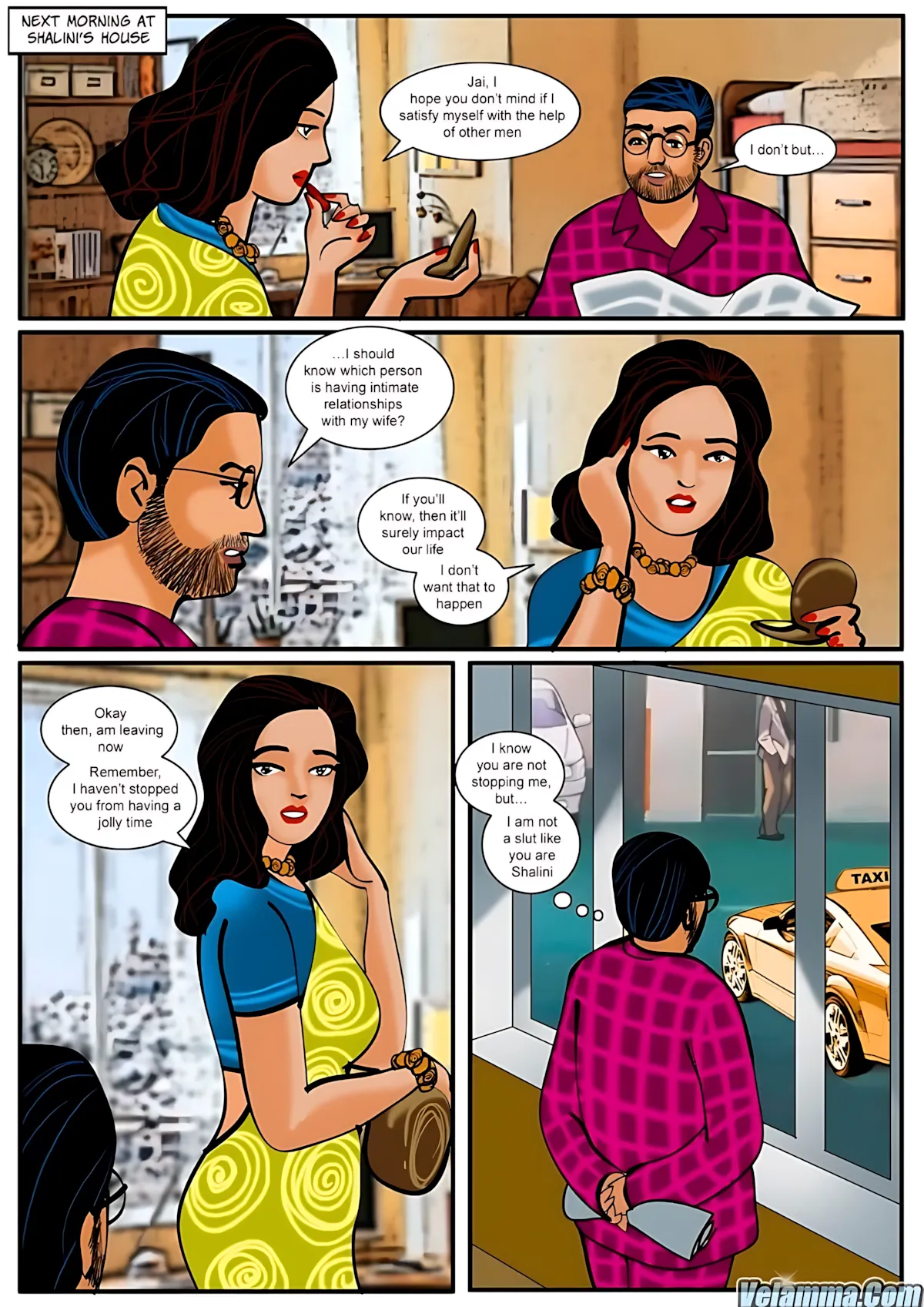 Velamma All Episodes Comics - 11 . Velamma - Episode 11 - The Affair - Page 4