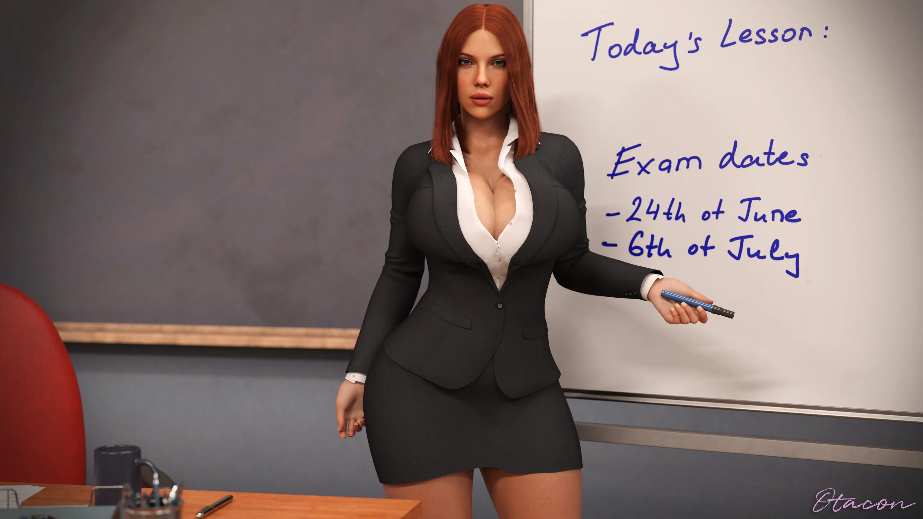Teacher Widow [ Black Widow] - 1 . Teacher Widow [Otacon212] - Page 2