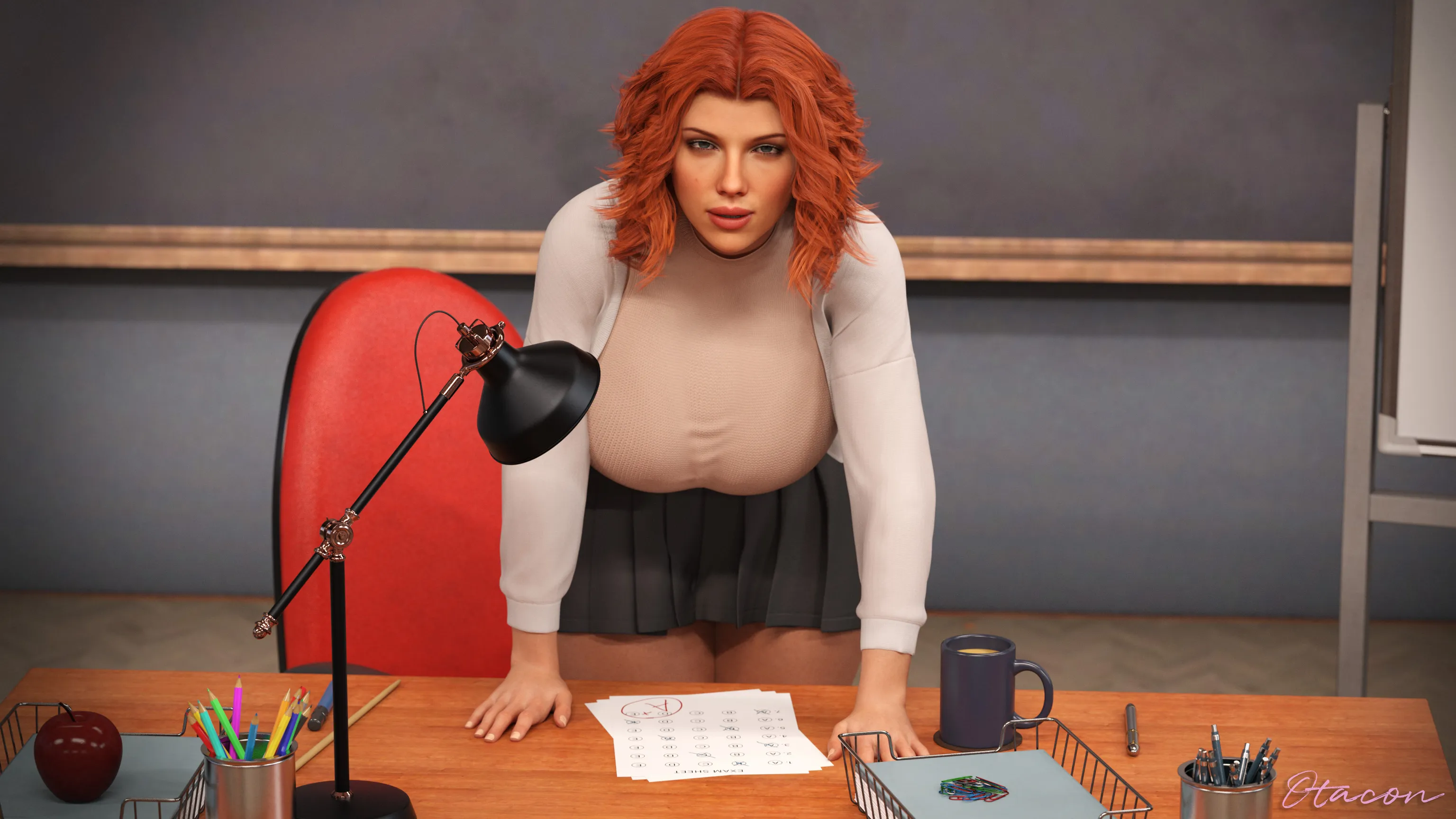 Teacher Widow [ Black Widow] - 1 . Teacher Widow [Otacon212] - Page 7