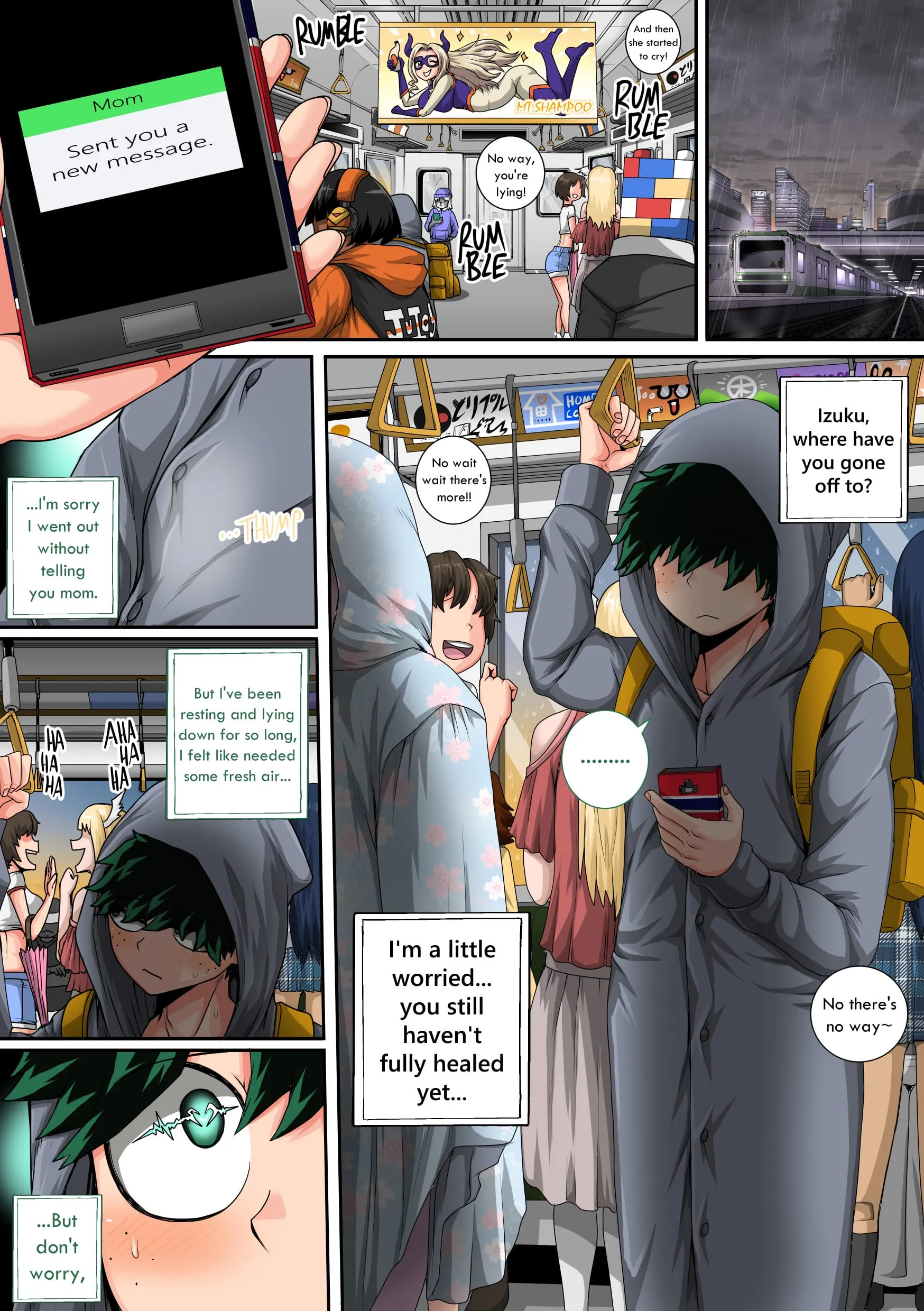 My Harem Academia (Boku No Hero Academia) - 8.3 . My Harem Academia - Breaking into a Broken Heart - Chapter 8 - Page 14