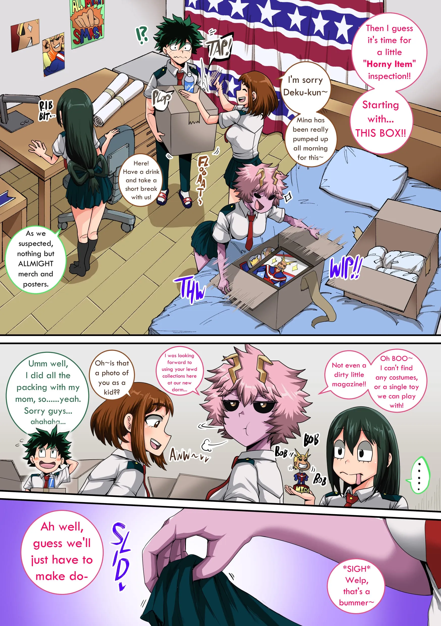 My Harem Academia (Boku No Hero Academia) - 8.3 . My Harem Academia - Breaking into a Broken Heart - Chapter 8 - Page 109