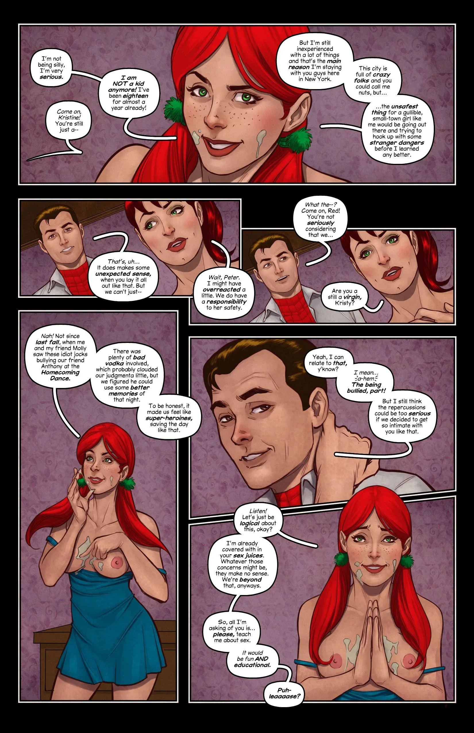 Wet Times With The Parkers (Spider-Man) - 1 . Wet Times With The Parkers [Tracy Scops] - Page 6