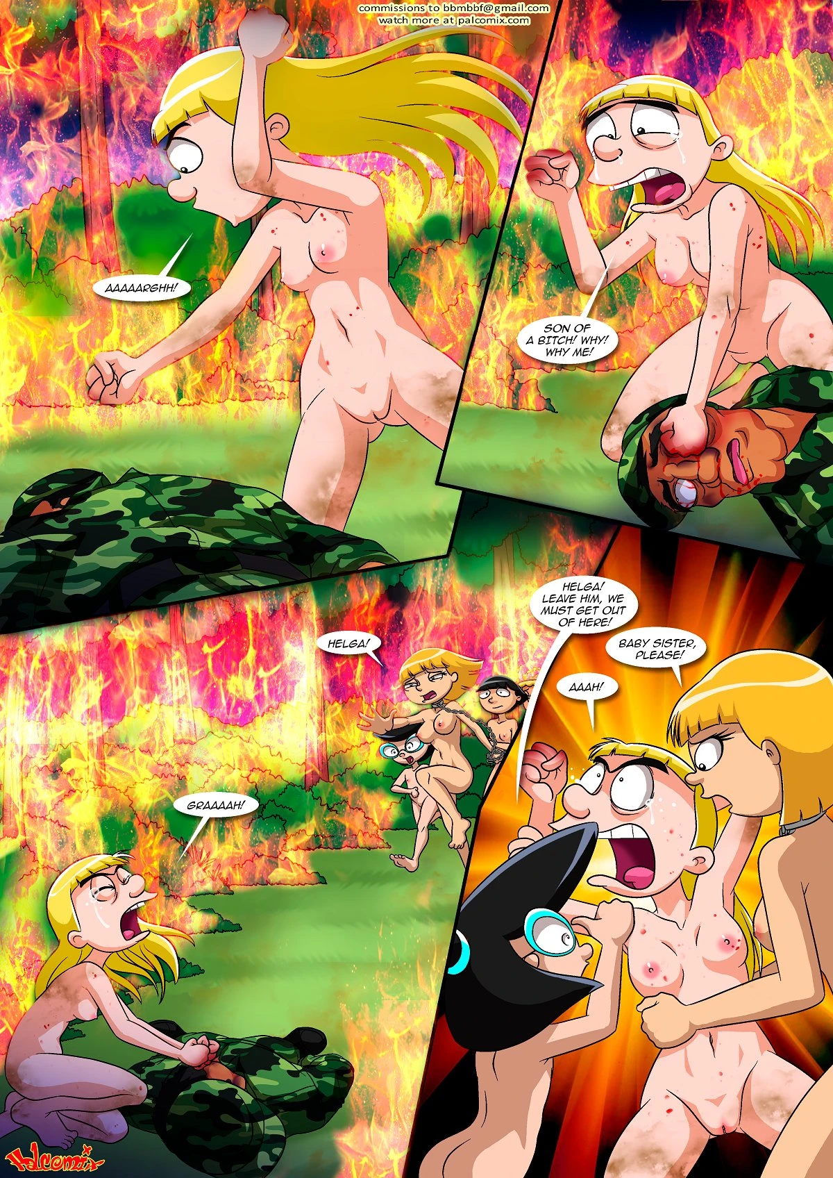 Jungle Hell (Hey Arnold!) [Palcomix] - 4 . Jungle Hell - Chapter 4 (Hey Arnold!) [Palcomix] - Page 16