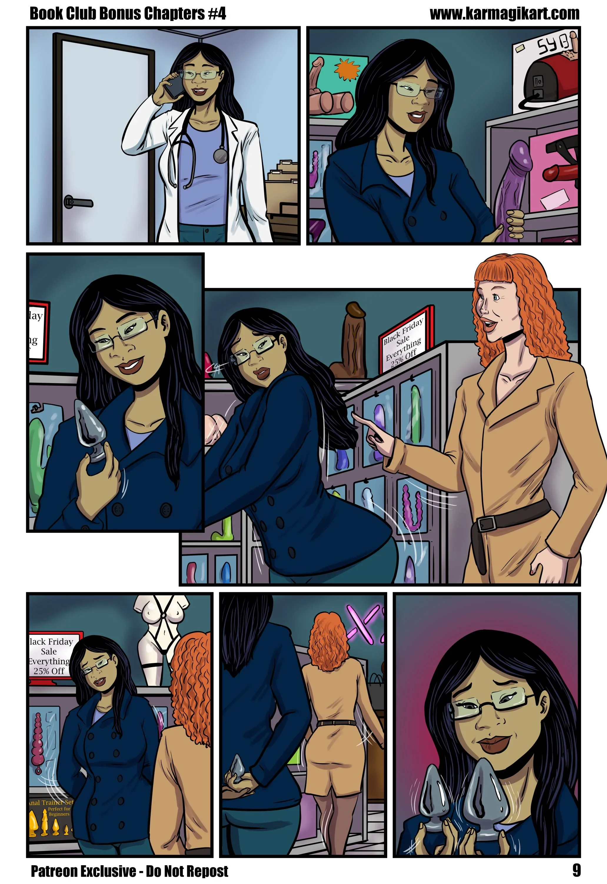 The Book Club [Karmagik] -  0.4.5 . The Book Club - Textless - Bonus - Ch.004 - Page 9