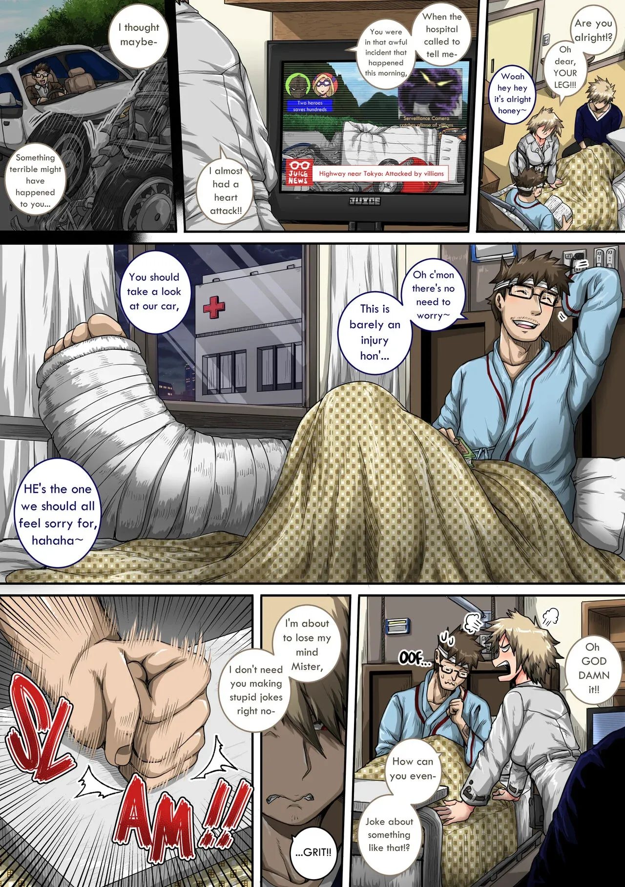 My Harem Academia (Boku No Hero Academia) - 7.4 . My Harem Academia - Bakugou Mama to no Natsuyasumi Second Part - Chapter 7 - Page 4