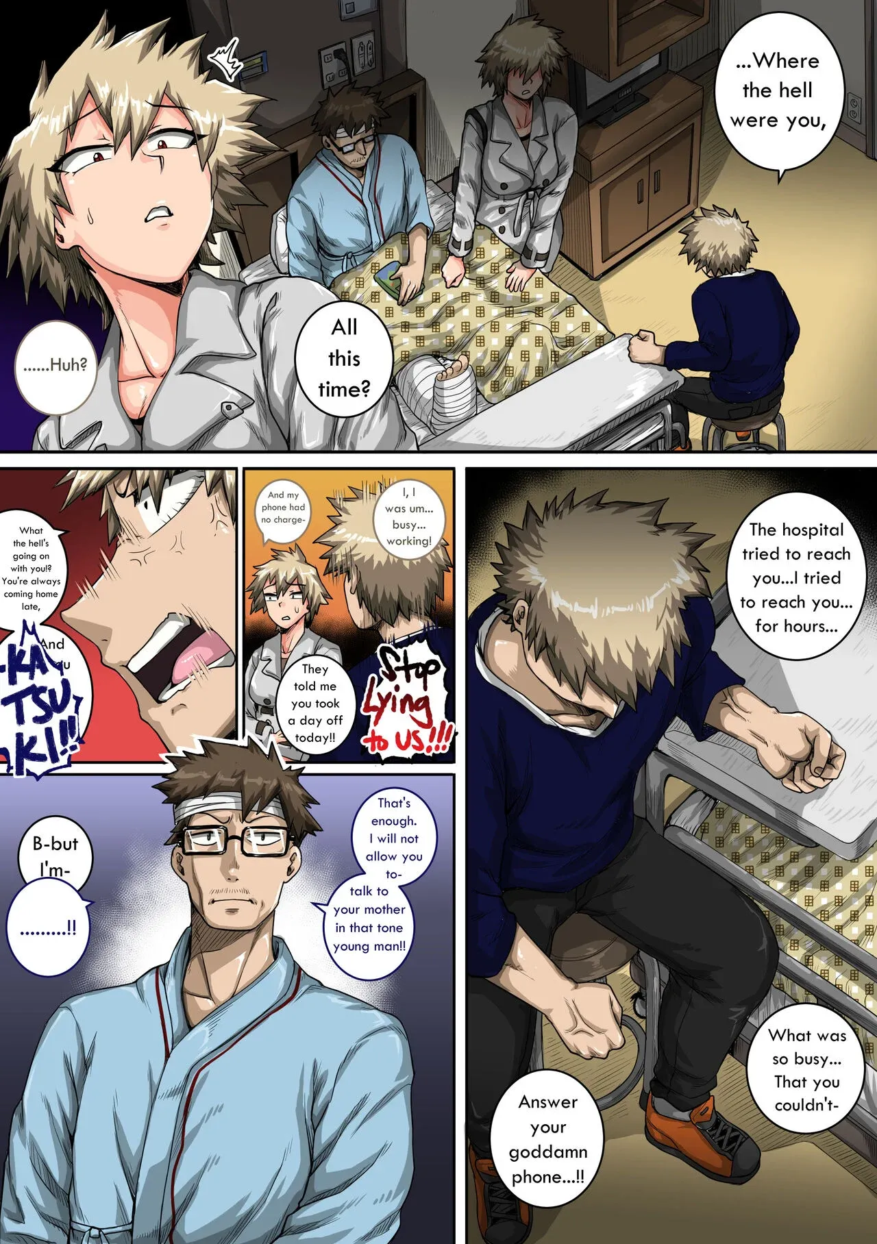 My Harem Academia (Boku No Hero Academia) - 7.4 . My Harem Academia - Bakugou Mama to no Natsuyasumi Second Part - Chapter 7 - Page 5
