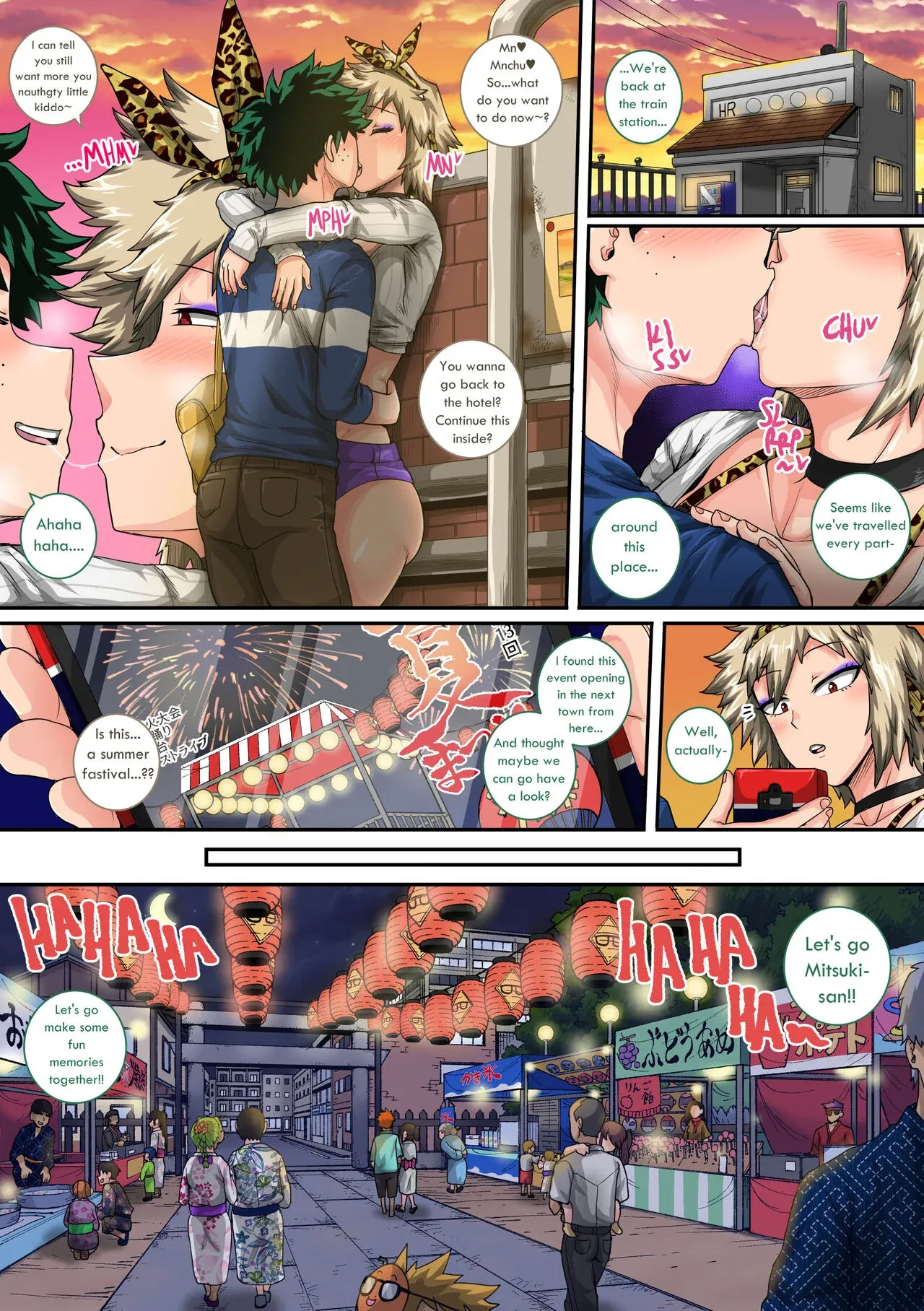 My Harem Academia (Boku No Hero Academia) - 7.4 . My Harem Academia - Bakugou Mama to no Natsuyasumi Second Part - Chapter 7 - Page 49