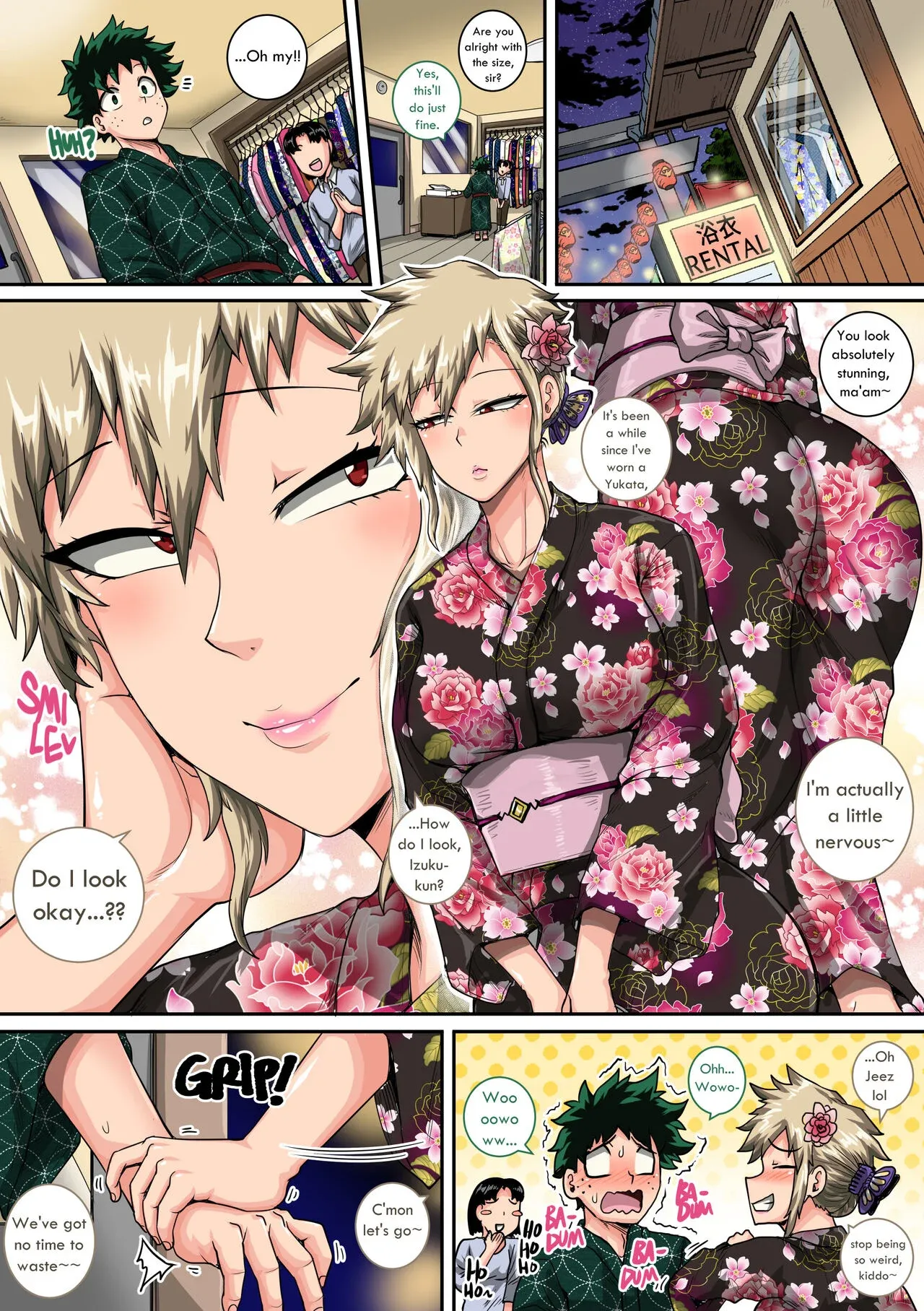 My Harem Academia (Boku No Hero Academia) - 7.4 . My Harem Academia - Bakugou Mama to no Natsuyasumi Second Part - Chapter 7 - Page 50