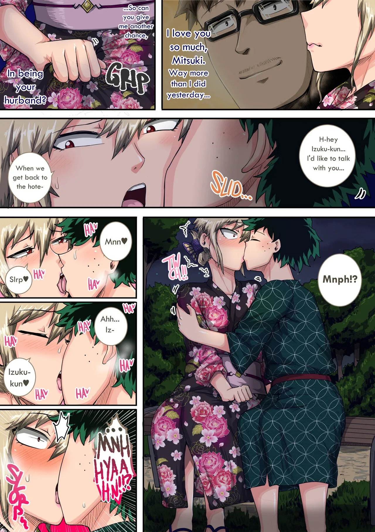 My Harem Academia (Boku No Hero Academia) - 7.4 . My Harem Academia - Bakugou Mama to no Natsuyasumi Second Part - Chapter 7 - Page 53