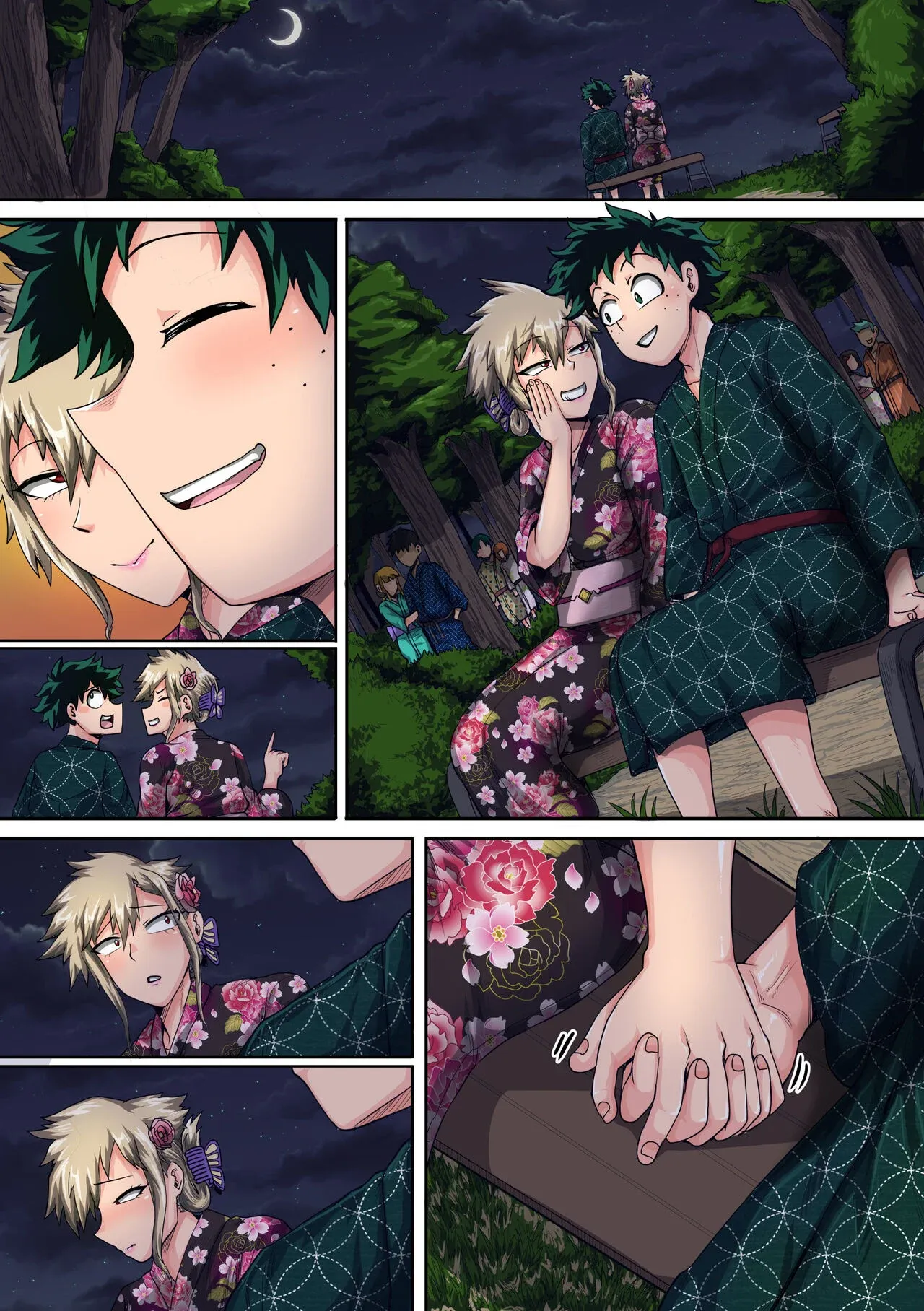 My Harem Academia (Boku No Hero Academia) - 7.4 . My Harem Academia - Bakugou Mama to no Natsuyasumi Second Part - Chapter 7 - Page 142